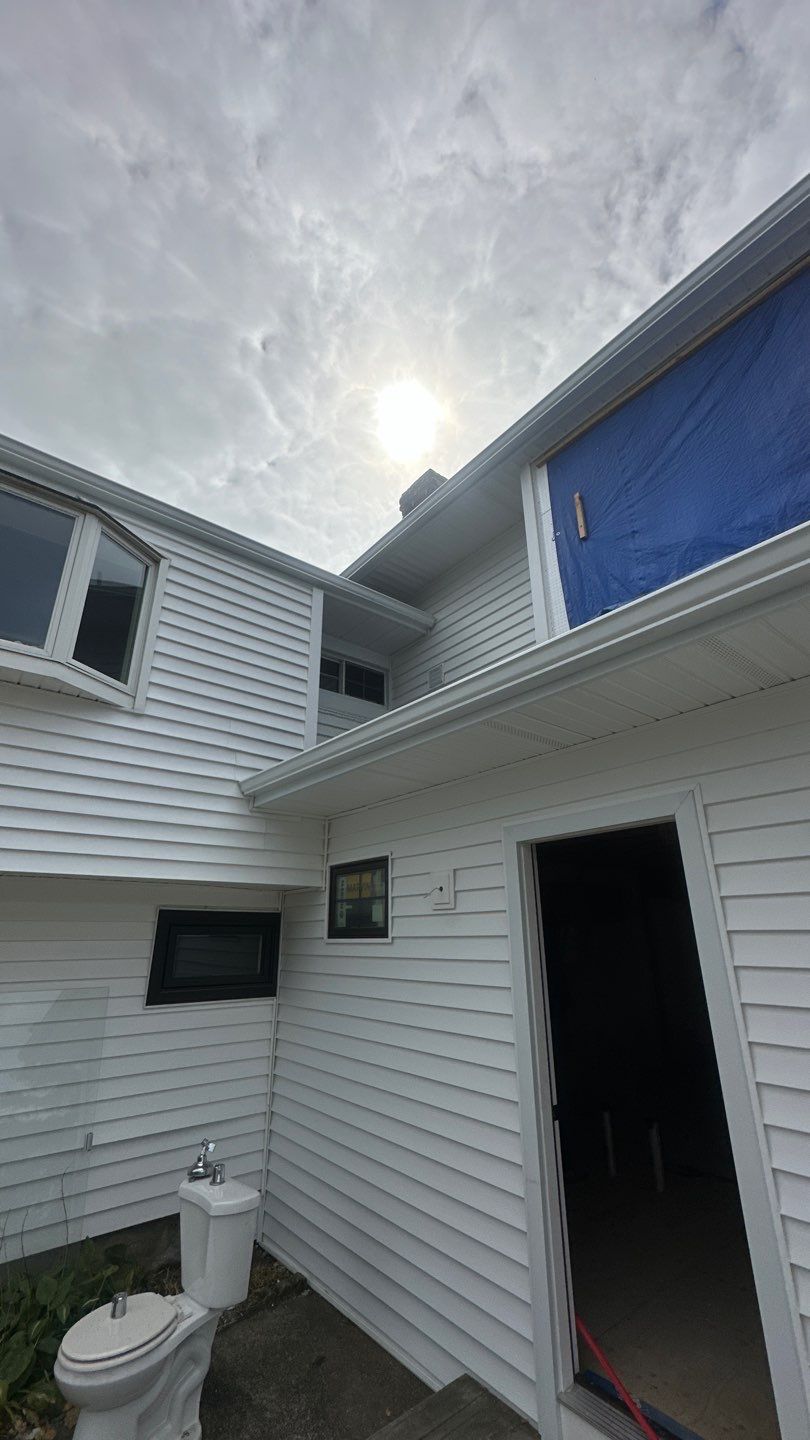 Full House Installation by Above All Gutters 