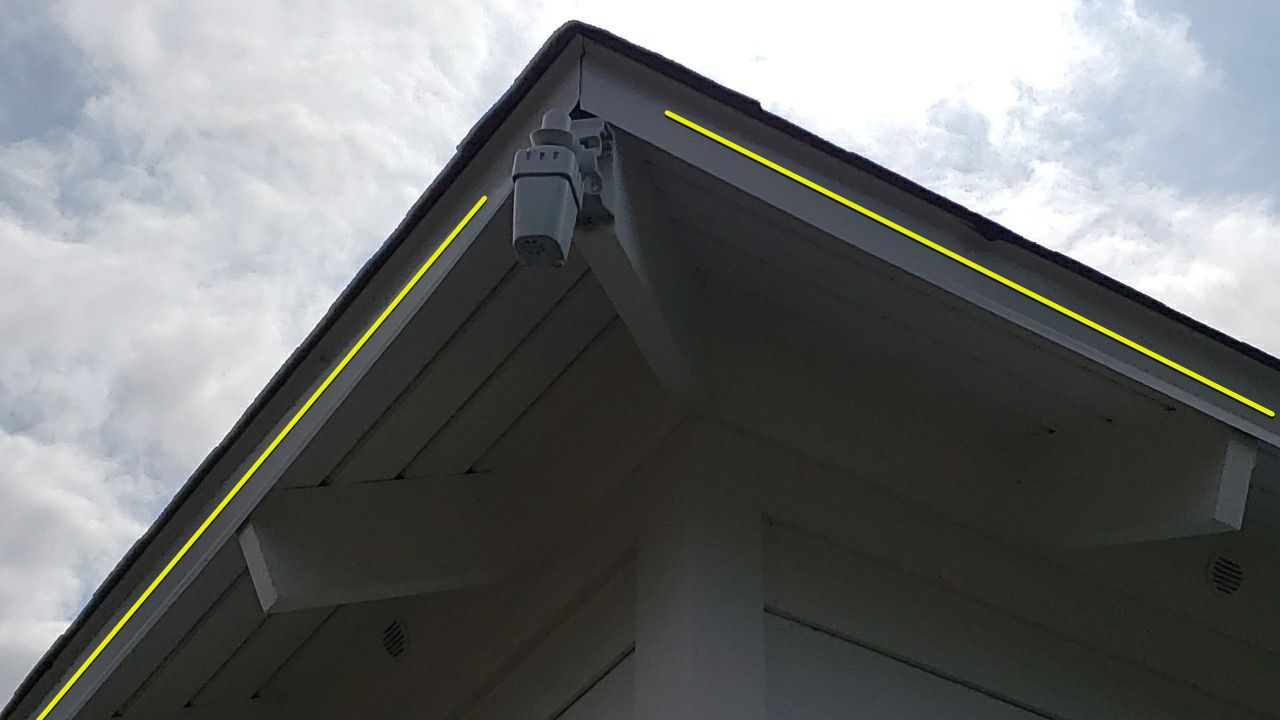 Gutter Installation Using White K-Style Aluminum Seamless Gutters by Gutter Professors