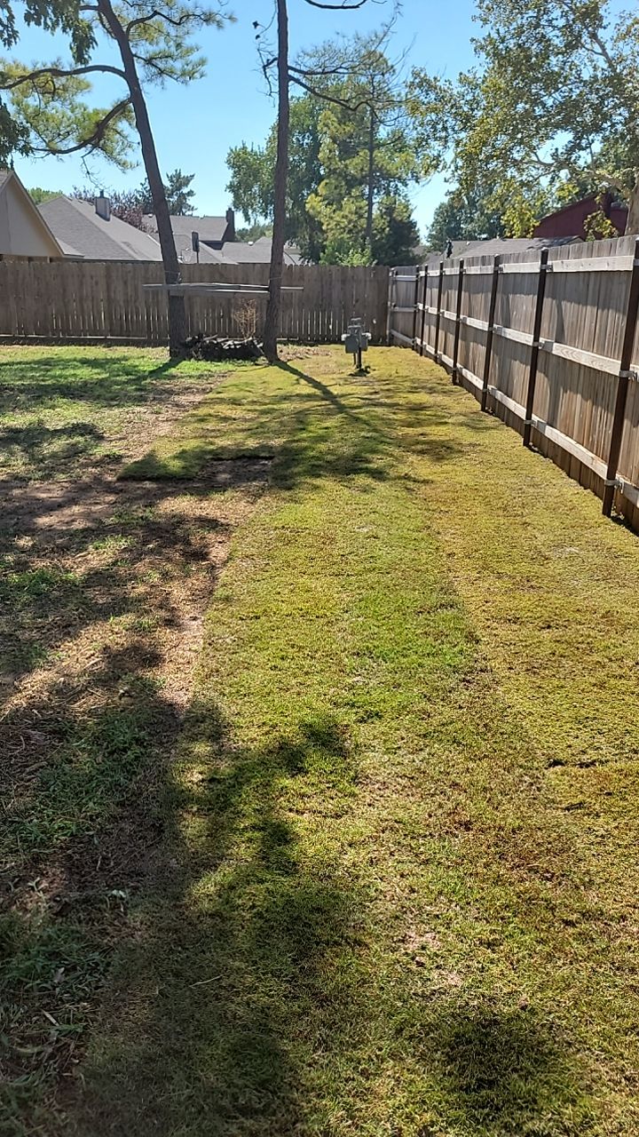 Tree removal , Concrete, Pergola, and sod install  by Clays Services Inc