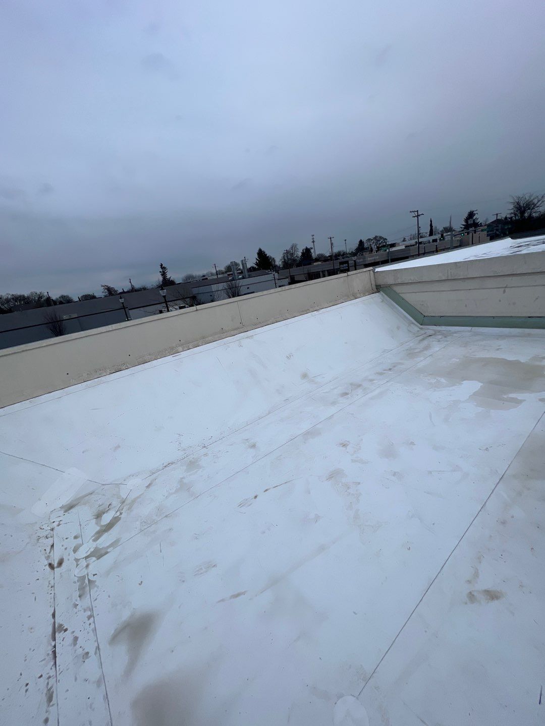 Commercial Flat Roof Installation using GAF 60Mil TPO  by Orezona Building & Roofing Company, Inc.