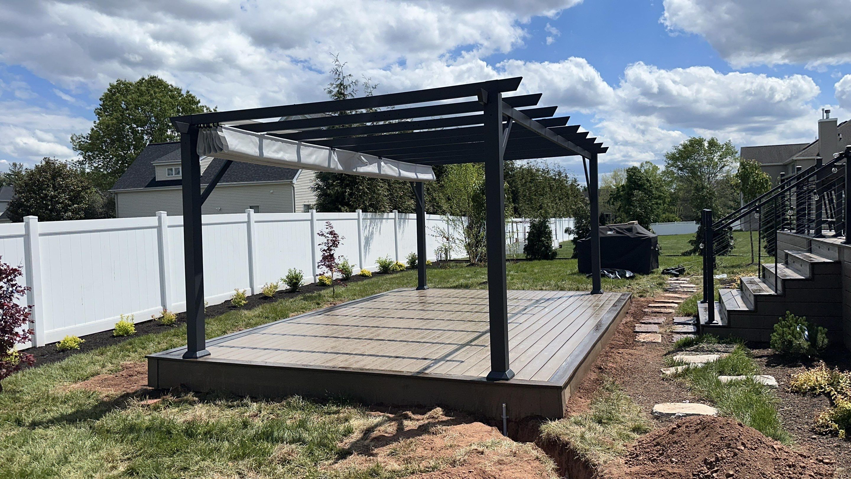 New Deck and outdoor Kitchen In Hillsborough , New Jersey by deck guardian