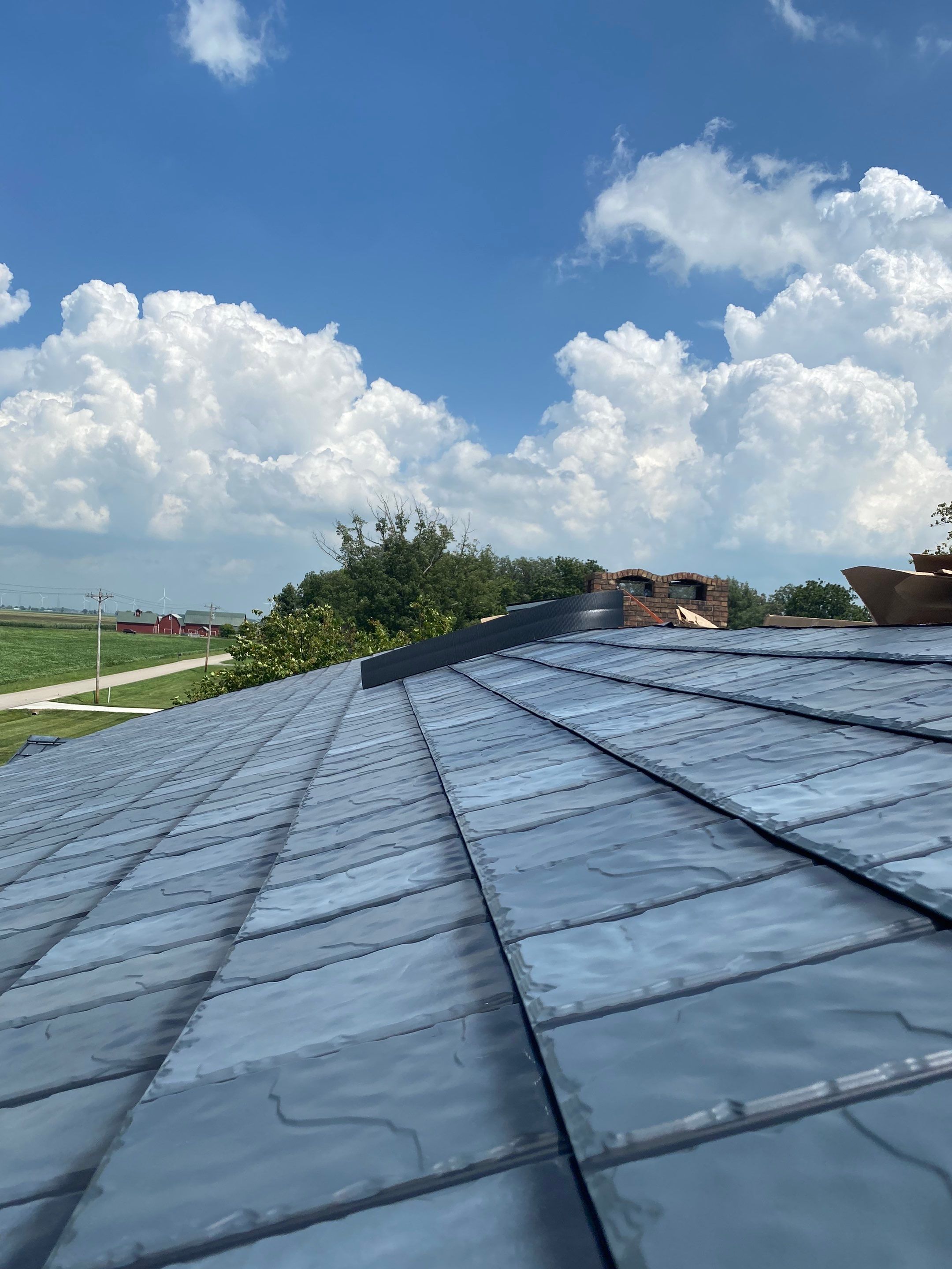 EDCO Slate Style Metal Shingle Roof in Van Wert, Ohio by 4Ever Metal Roofing