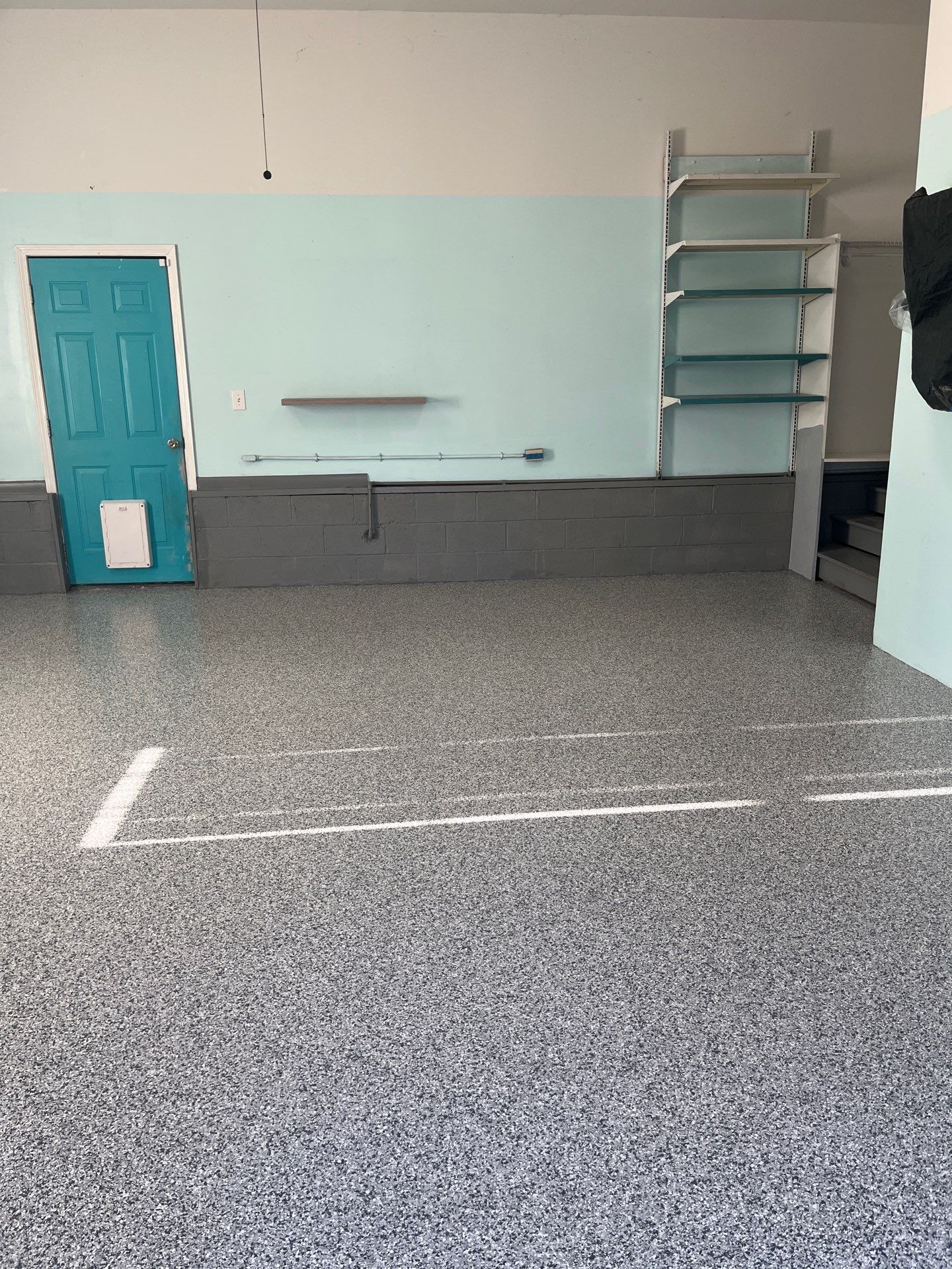 Garage Floor Coating using Gravel by My Garage Floor Guys
