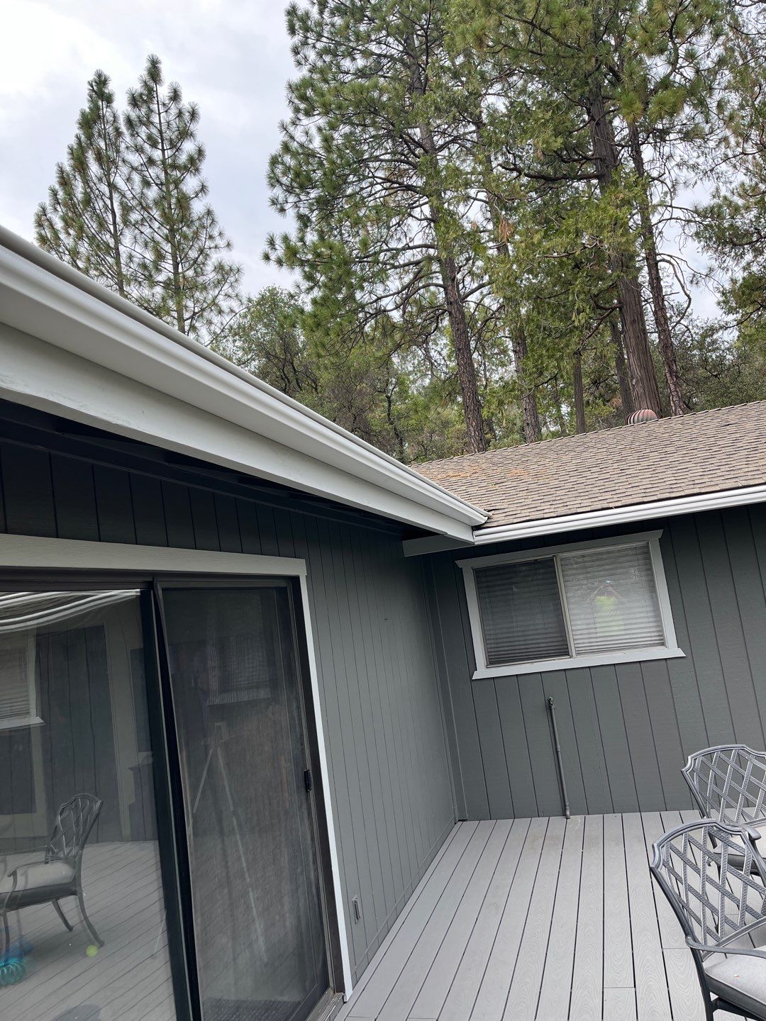 New gutters for this home by Byers Enterprises
