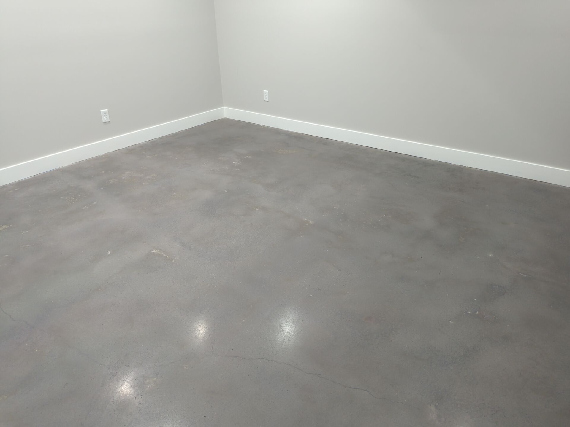 Lee's Summit -- Polished Concrete with Grey Dye by Big Red Decorative Concrete, LLC