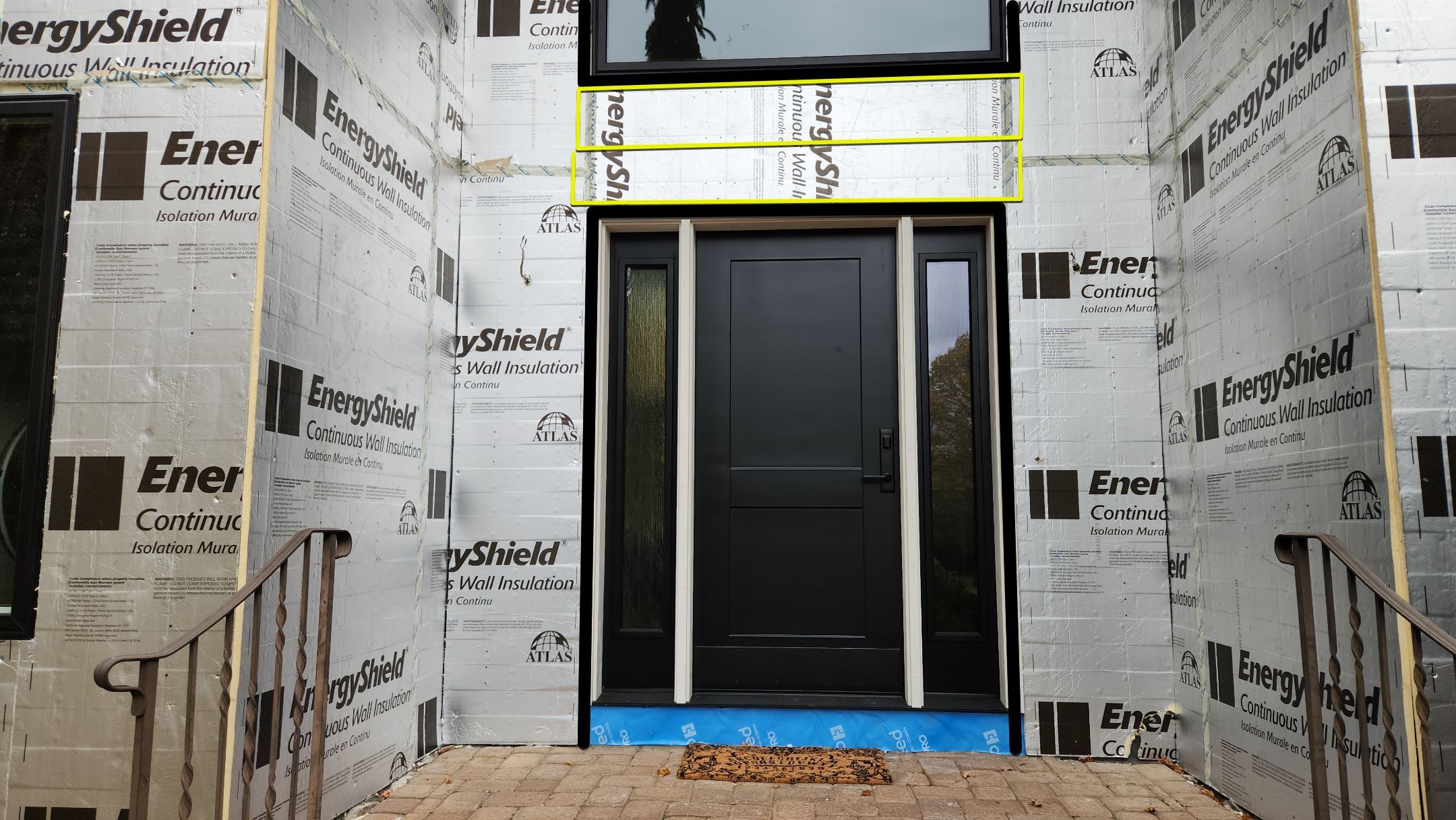 Bold Siding transformation with Cert Cedar Board & Batten S12, White, and Cert Monogram D/4 x 12'6" clapboard, Tuxedo by DiGiorgi Roofing and Siding Inc