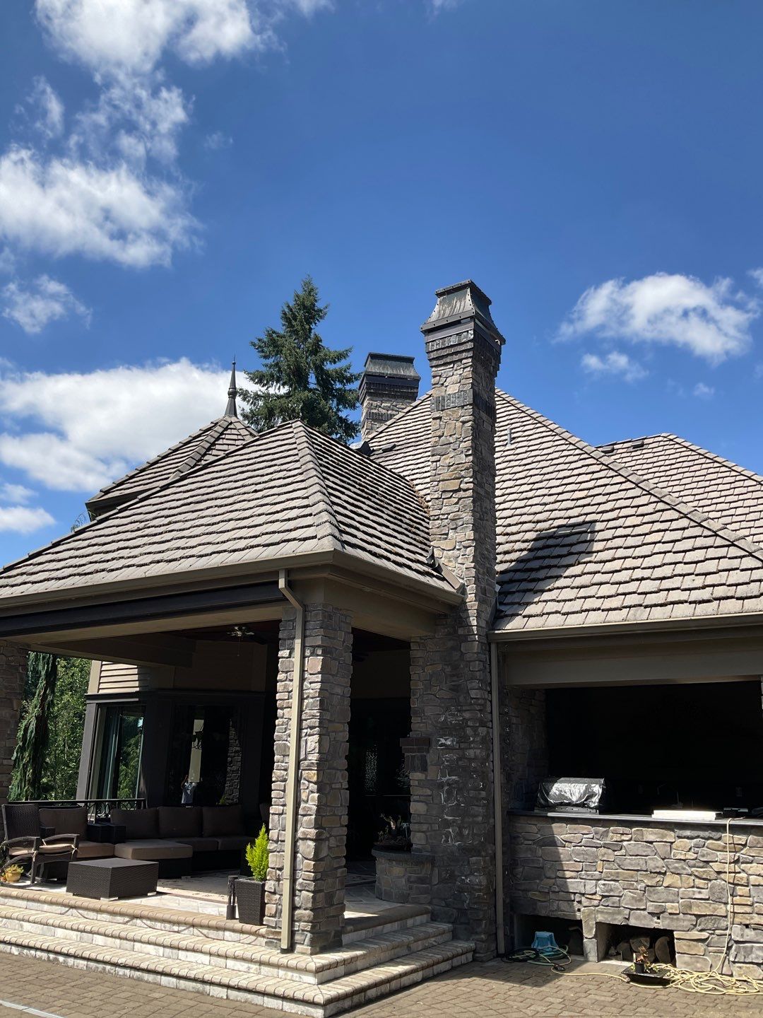 Moss Removal/ Treatment using Biocide by Willamette Outdoor Wash LLC