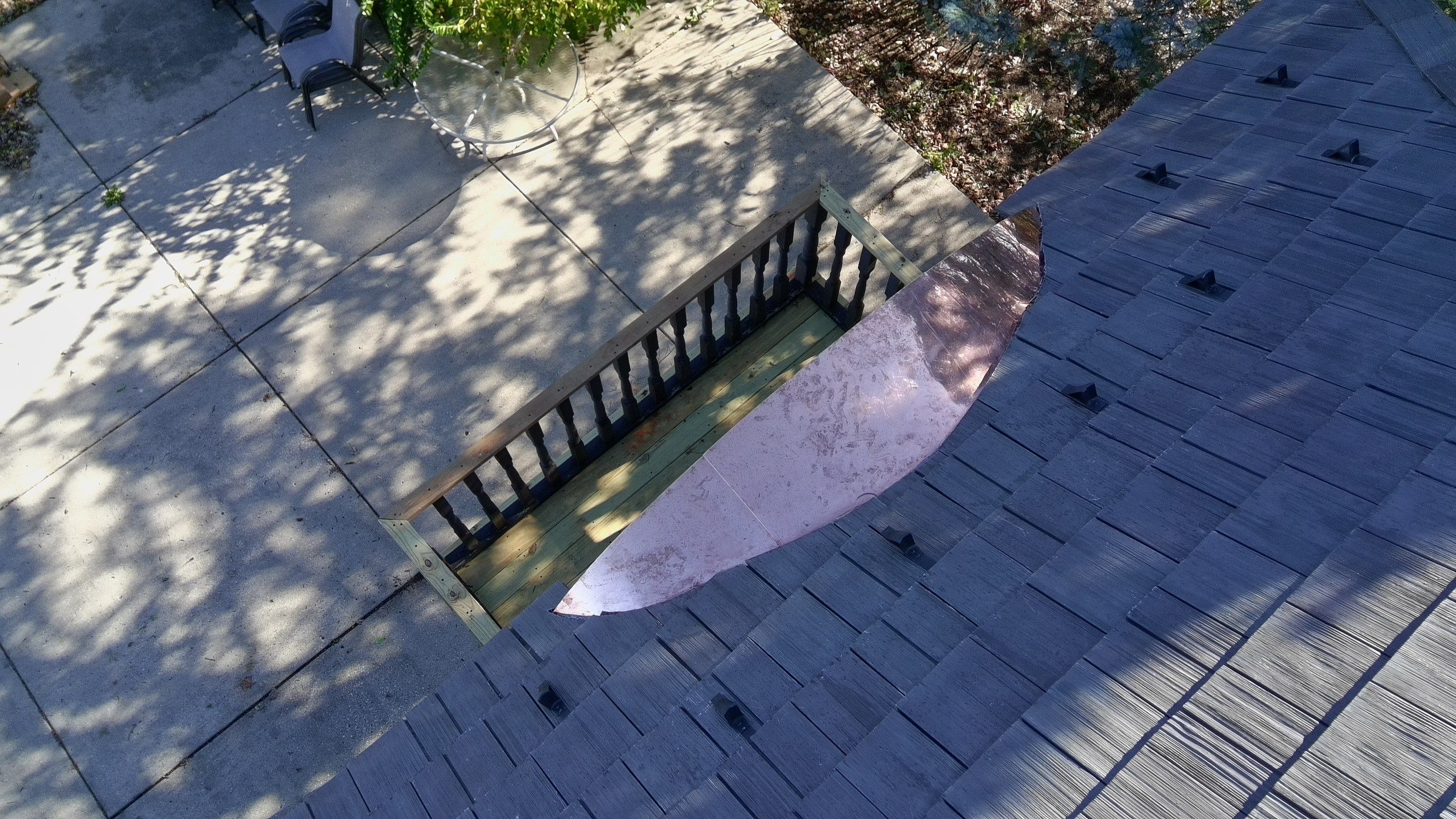 Re-roof: Synthetic Shake & Custom Copper by Midwest Building Solutions