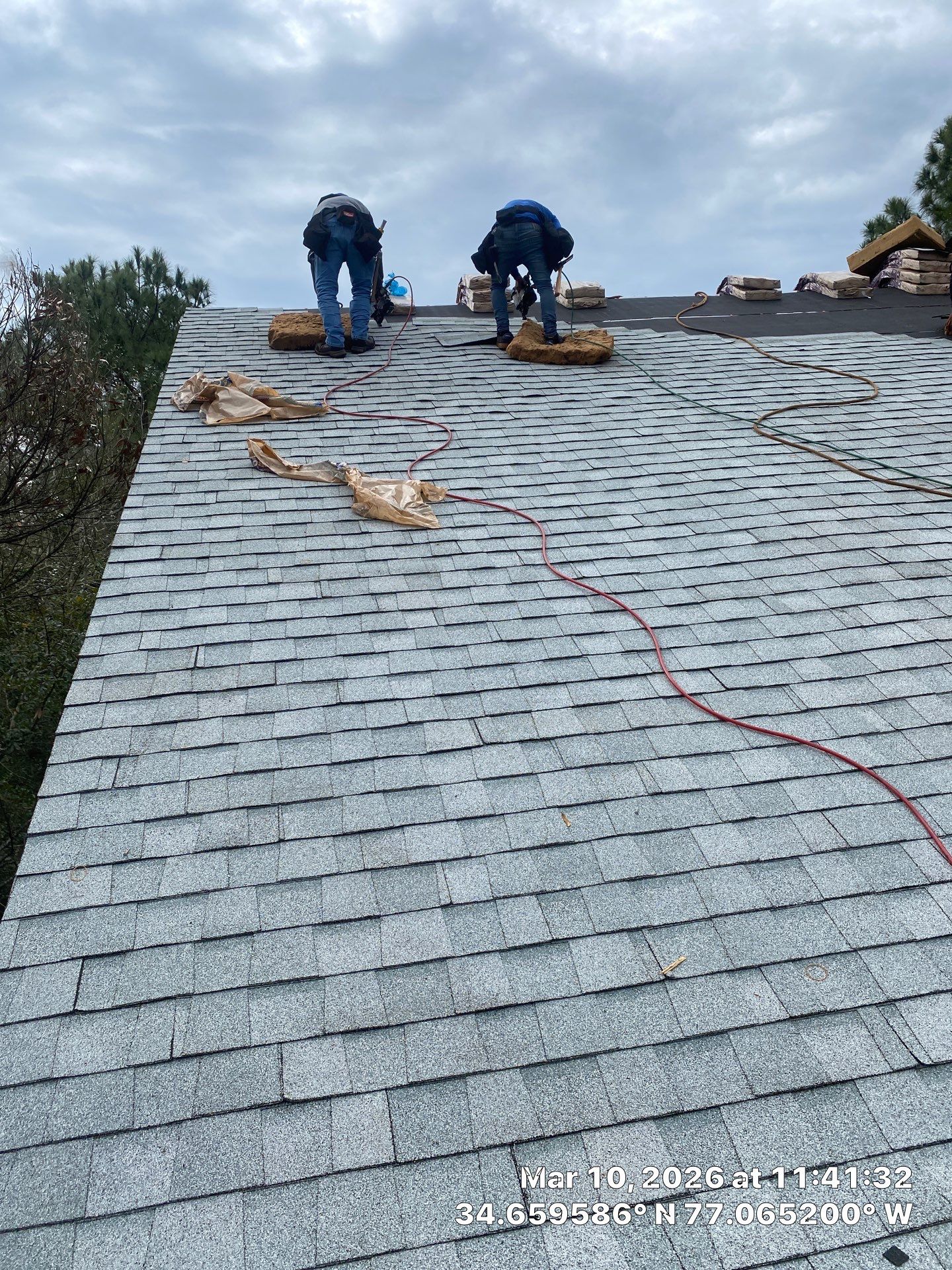 Fortified Roof Replacement using Landmark Pro Colonial Slate by RGR Construction and Roofing, LLC