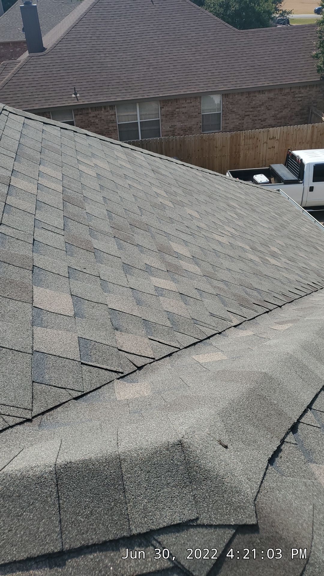 Residential Roofing Installation using ATLAS Pinnacle Pristine Shingles by Harvey Roofing & Construction