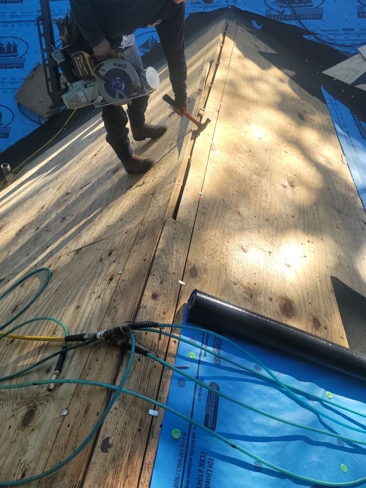 Residential Roofing Installation using Roof Replacement by American Roofing & Construction LLC