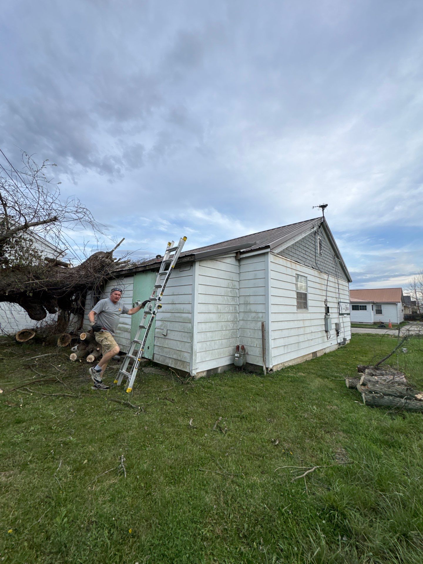 Project in Nitro, WV Rotator Crane Lifts Tree Off House | Nitro WV • One Wrong Move Job | Rotator Crane Tree Removal • Heavy Rescue Tree Job | Nitro WV • Extreme Tree Removal Over Home | Nitro WV by Jones Empire LLC