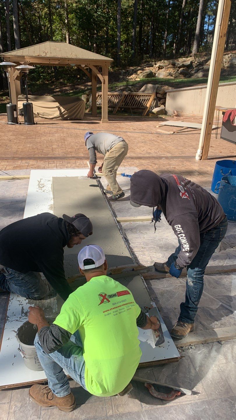 Outdoor Kitchen using Clifrock Panels by Xtreme Concrete Services