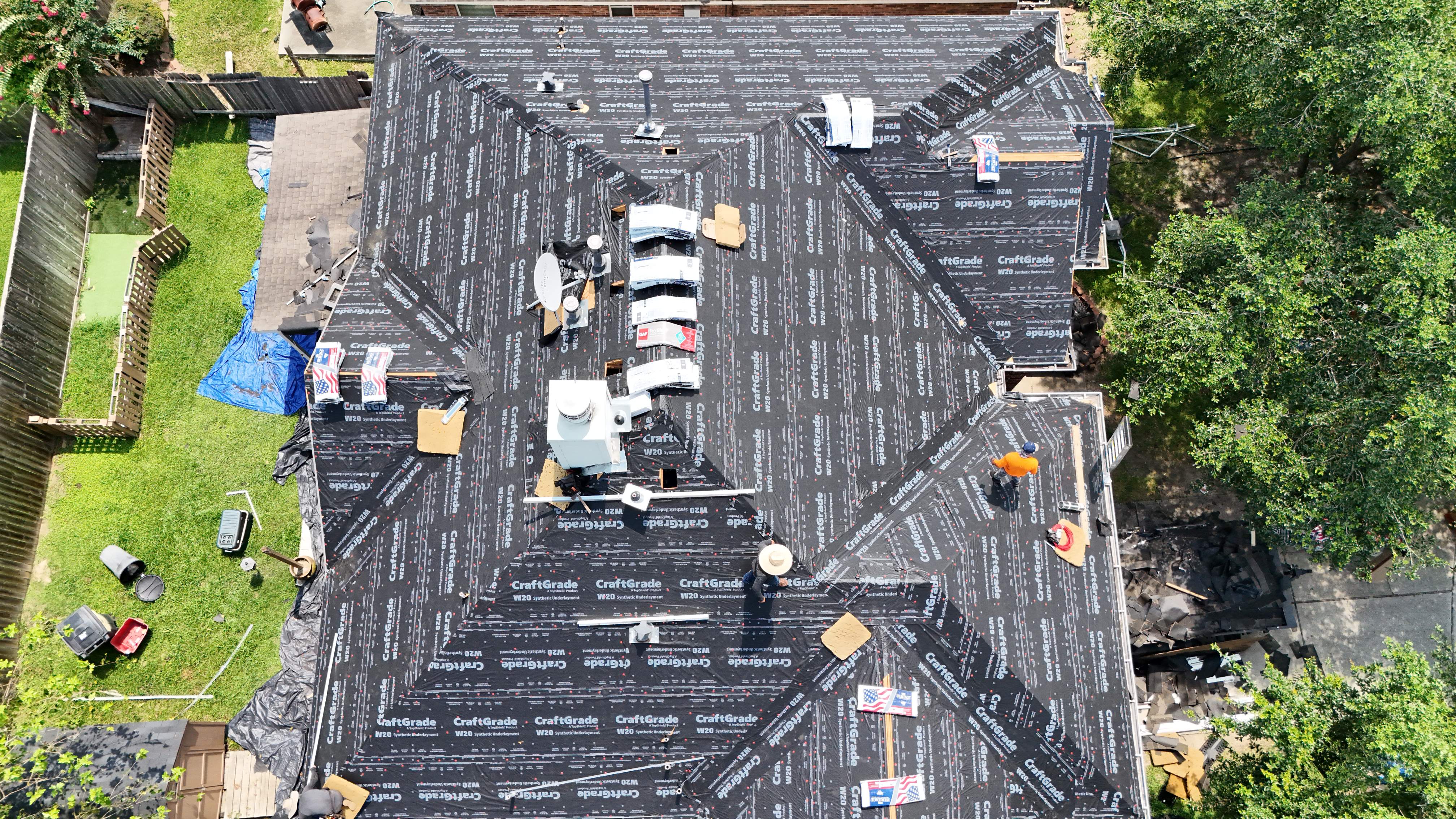 Complete Hip-Roof Replacement — Spring, TX by PL Roofing & SB Roofing, LLC.