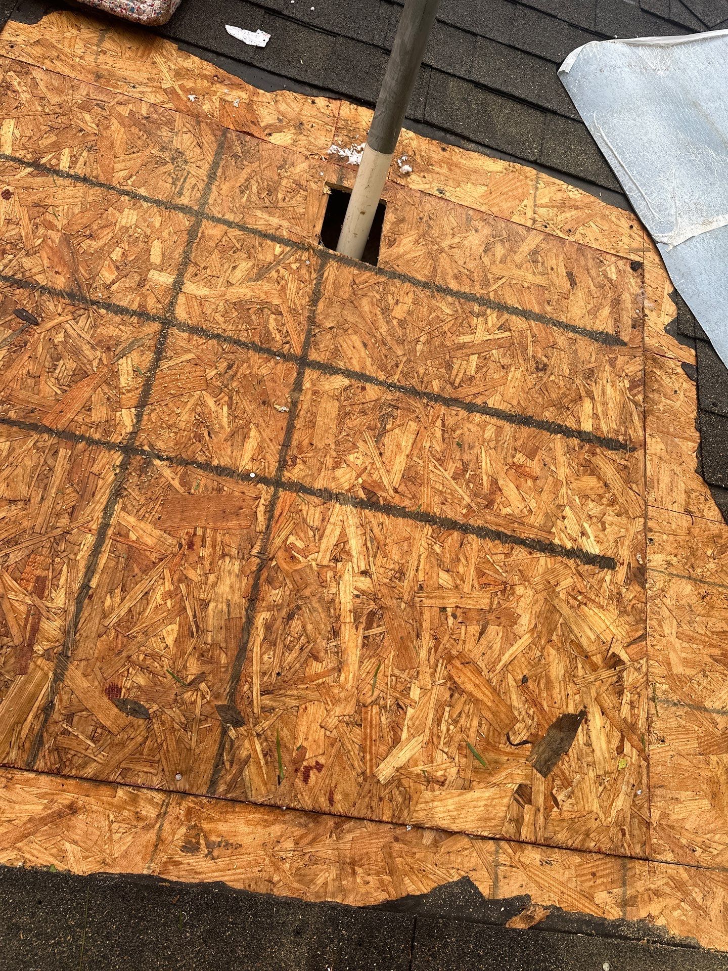 Hail Damage using Owen's Corning Duration (Lifetime) Shingles by Roof Repair Company