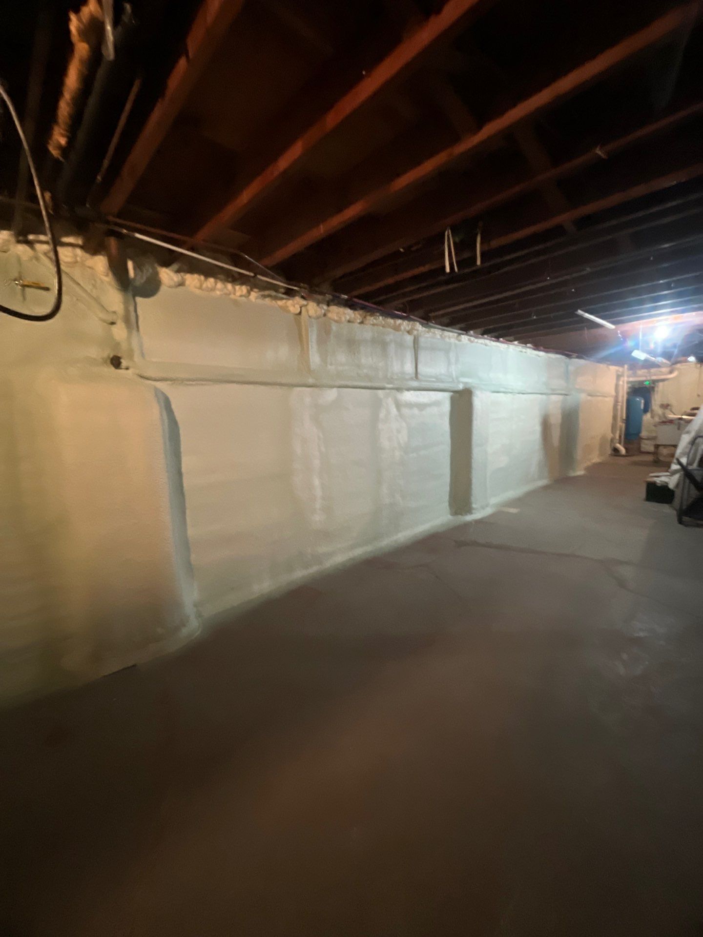Attic Insulation using open cell spray foam by NYS Foam & Energy