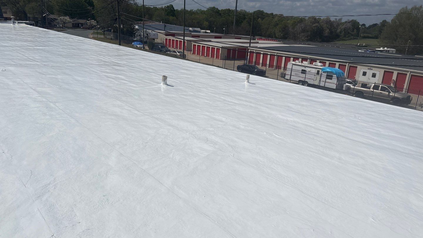 Silicone Roof Coatin by Just In Time Roofing and Restoration