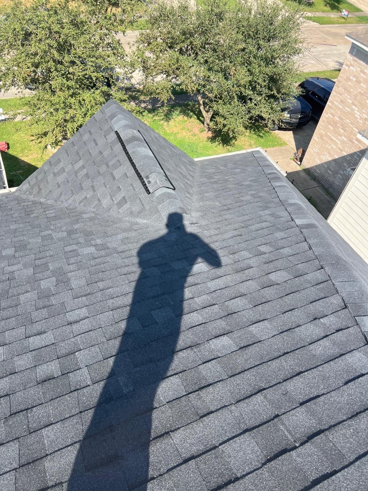 Residential Roofing Installation using Tamko Heritage® Series Rustic Black by CAP Roofing and Construction LLC