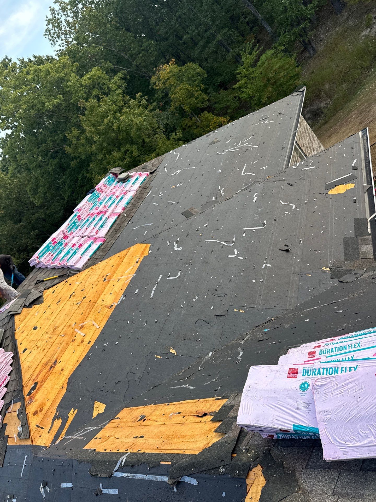 Residential Roofing Install - Owens Corning Duration Flex Shingles - Color Driftwood  by Titan Commercial & Residential Roofing 