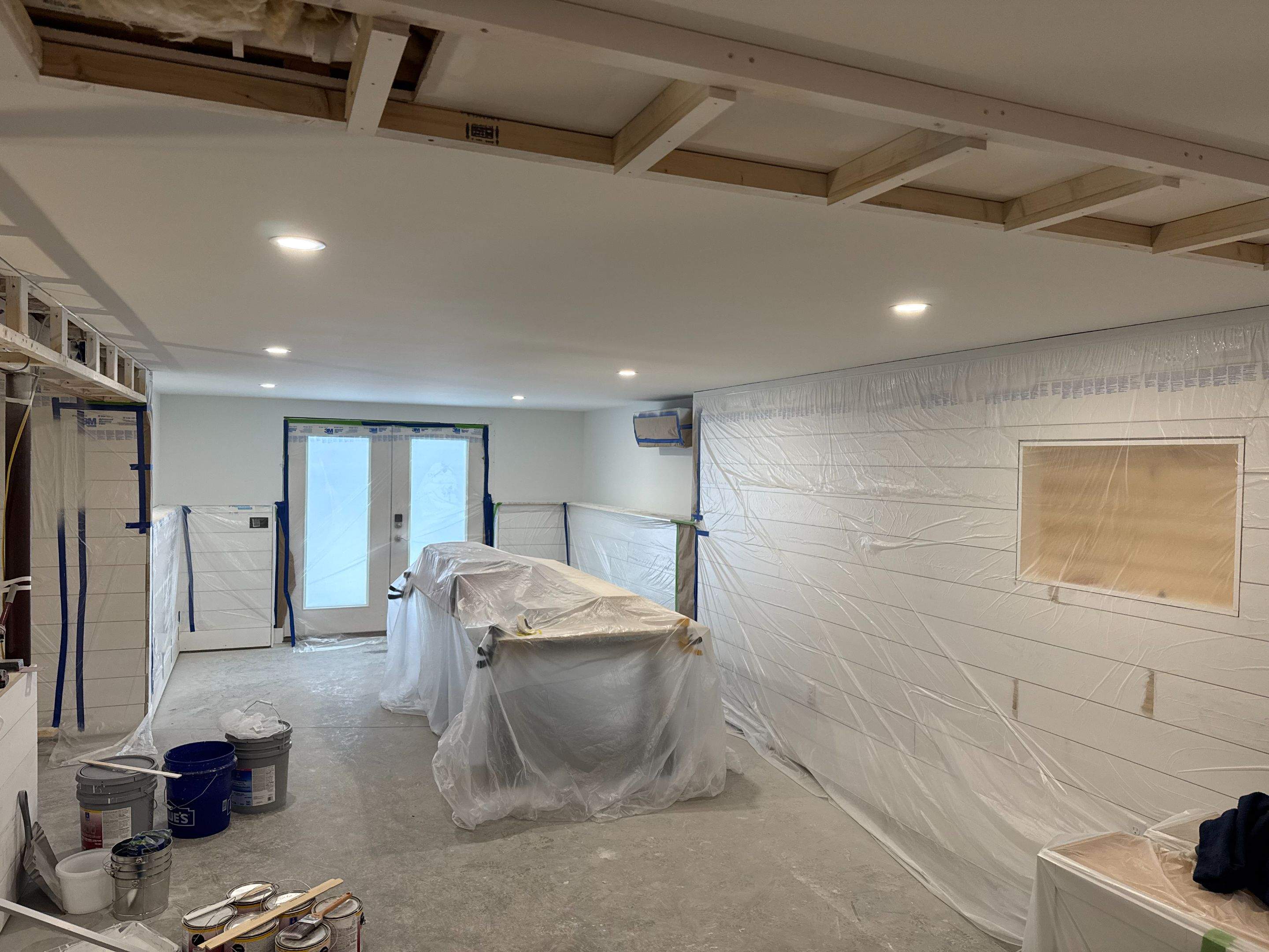 Basement Remodel by Big Pine Panting Inc