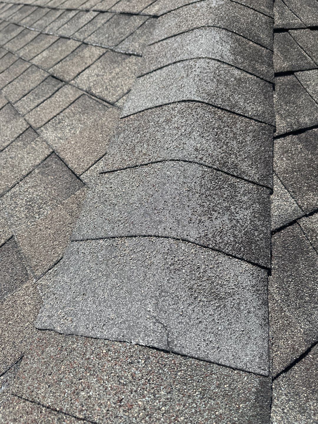 Hail Damage using Owen's Corning Duration (Lifetime) Shingles by Roof Repair Company