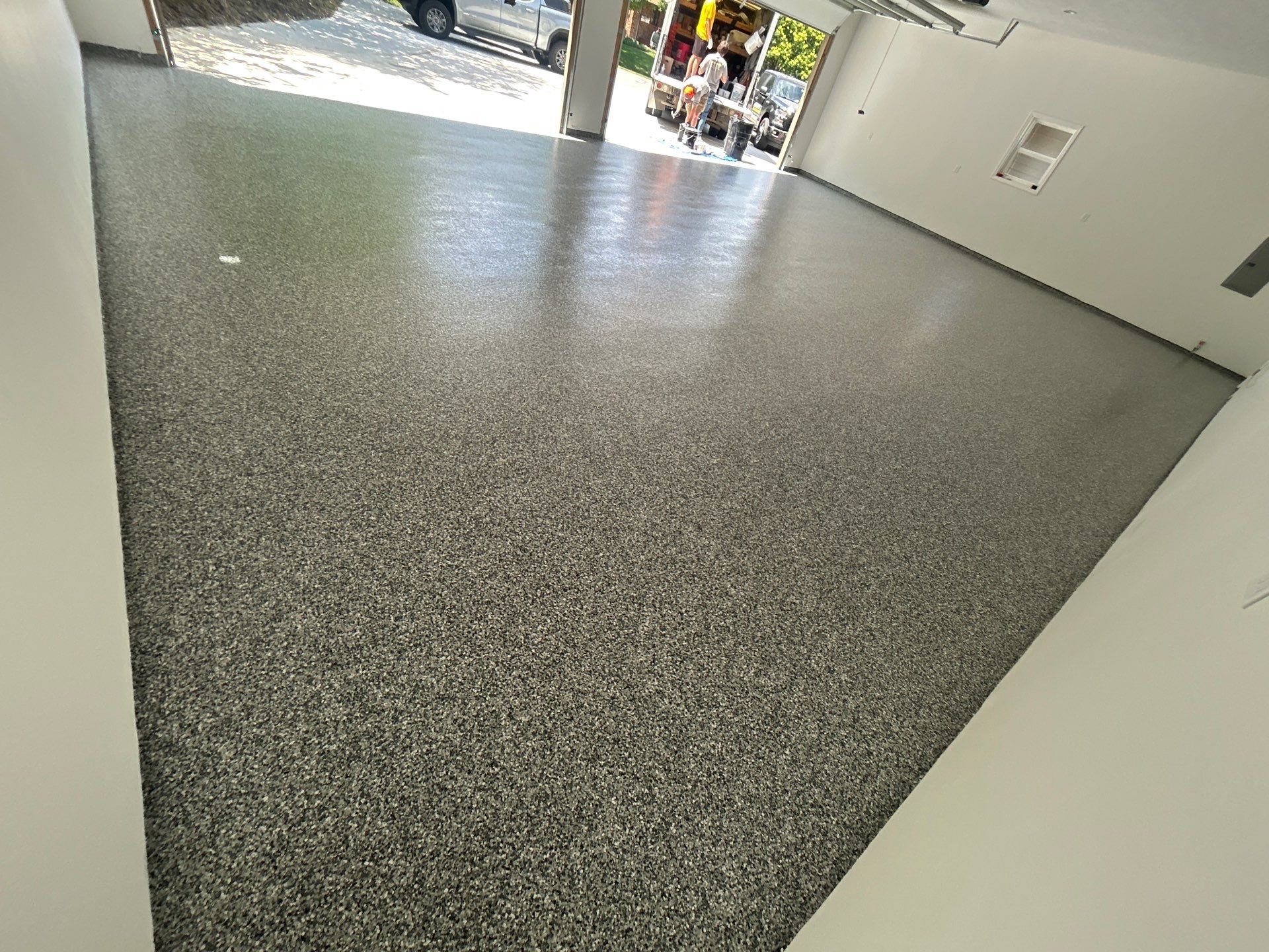 Brashed Gray by Granite Garage Floors