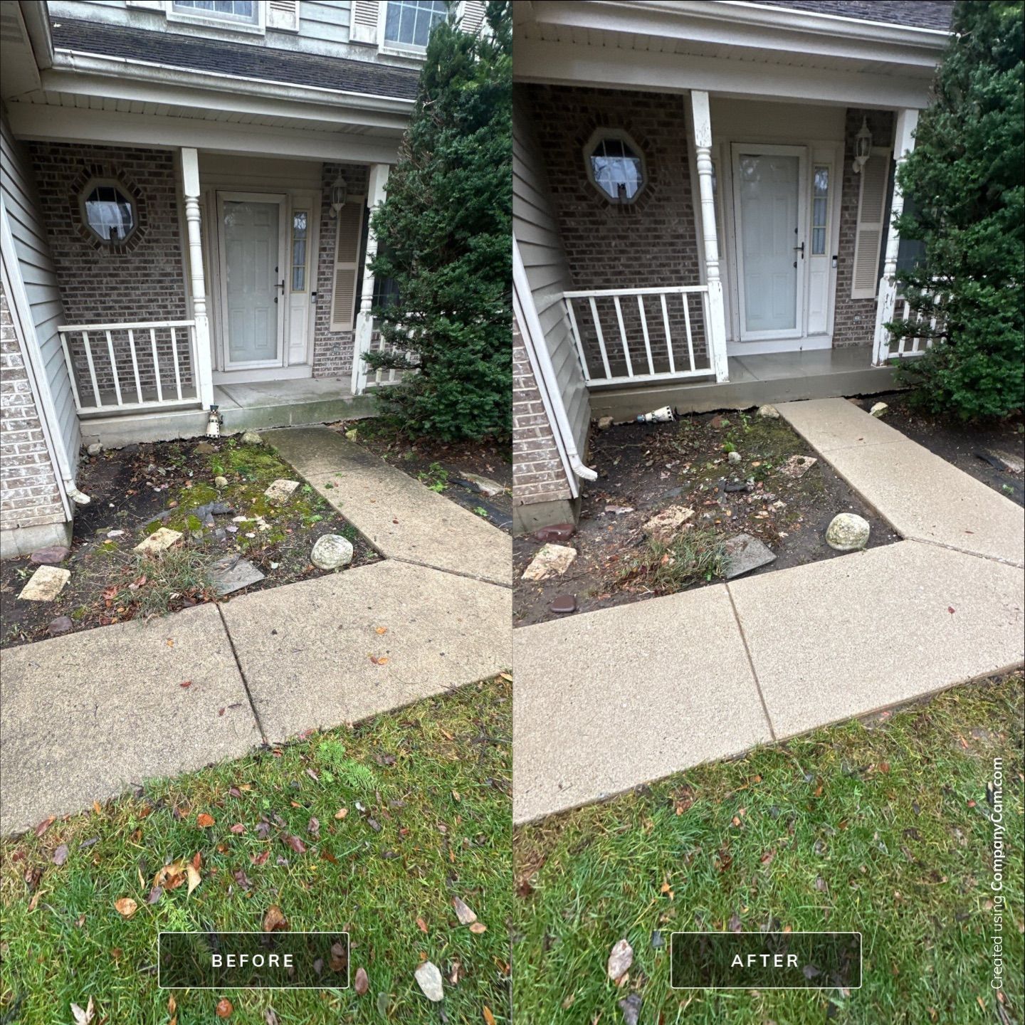 Project in Island Lake by Simmons Power & Soft Washing