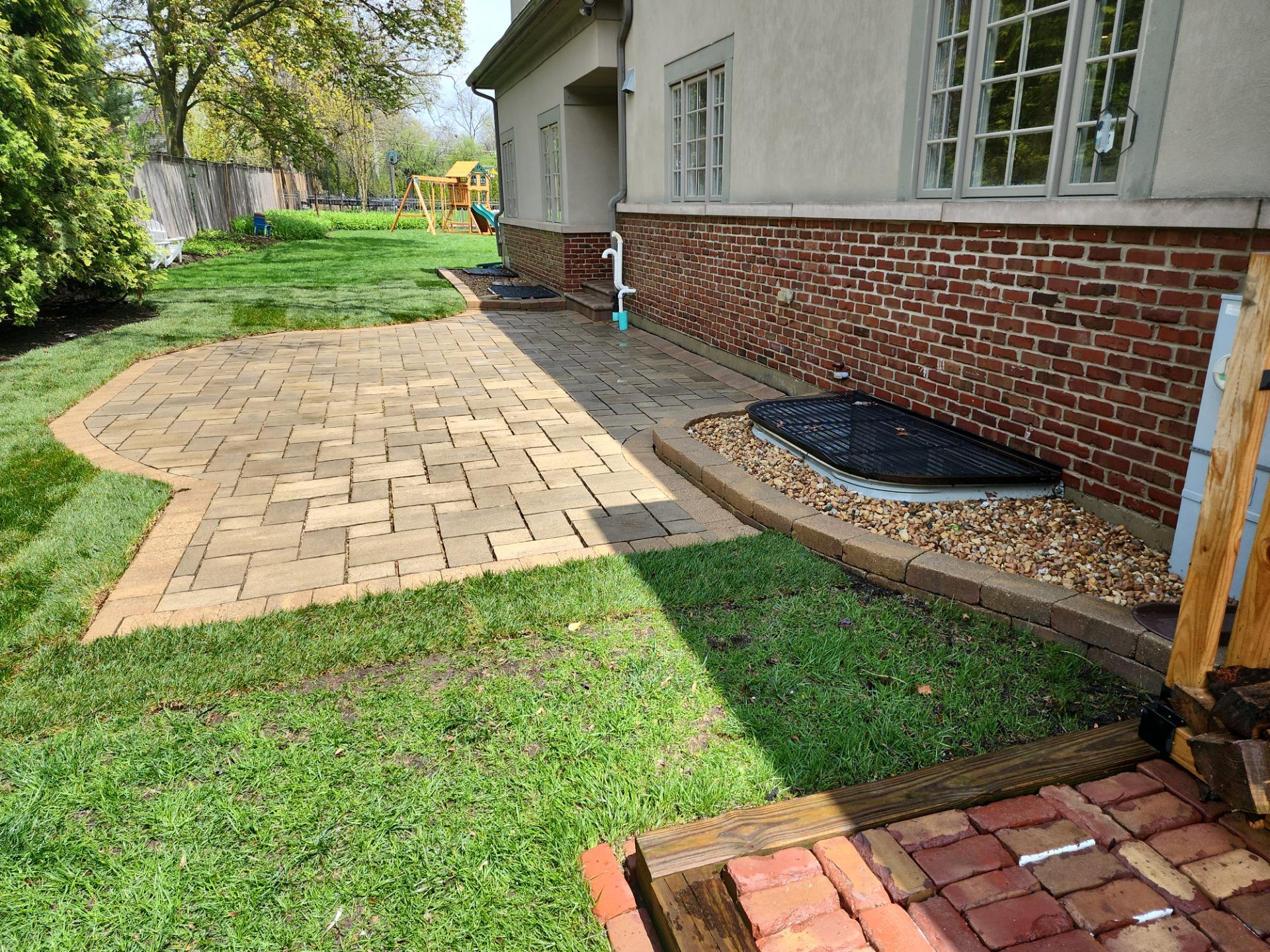 bluestone using Algaecide, soft wash soap by Northern Power Washing LLC.