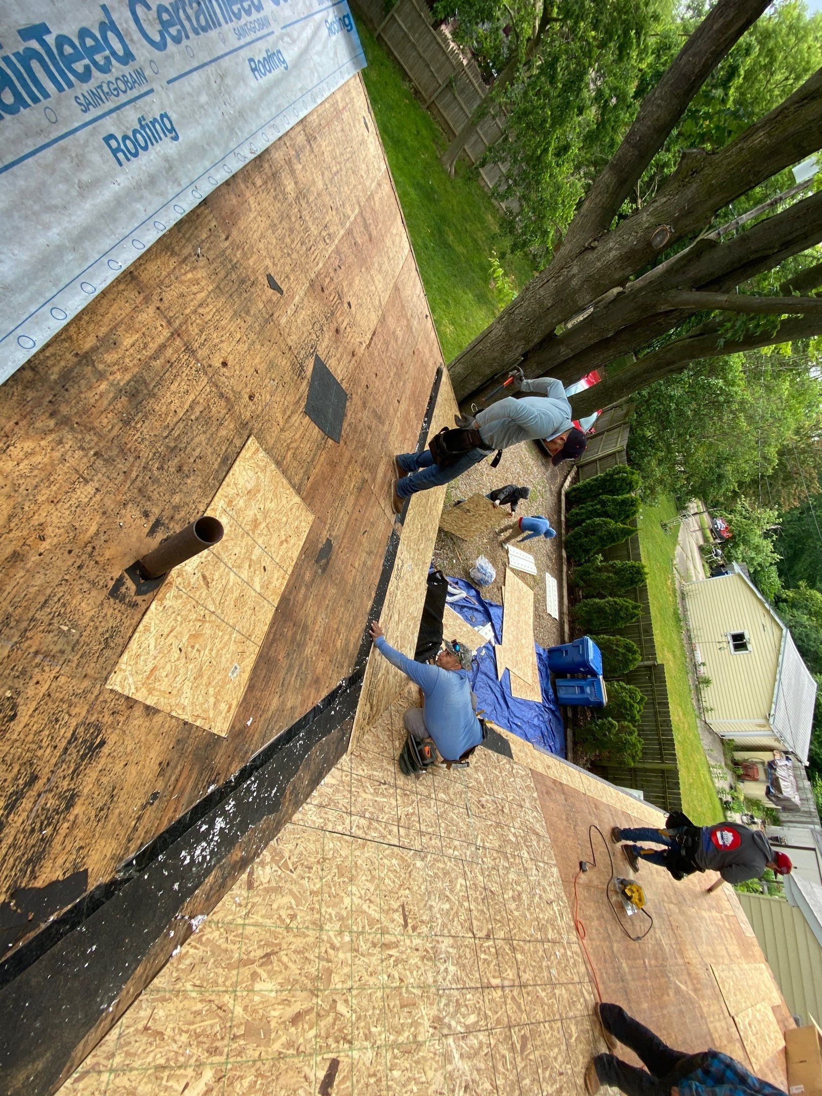 Roof Replacement using CertainTeed Landmark by 180 Contractors