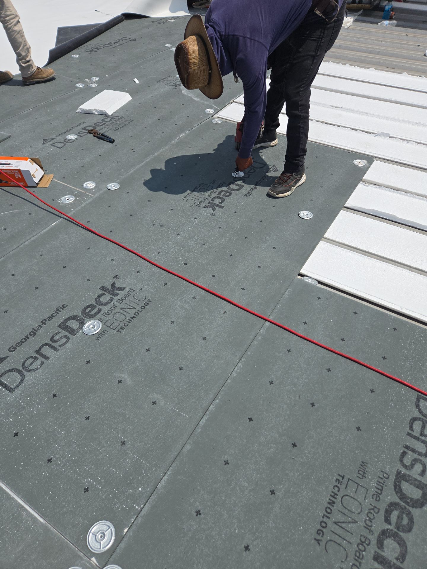 TPO Retrofit Roofing System Over Metal by JM Flores Roofing & Construction, Inc