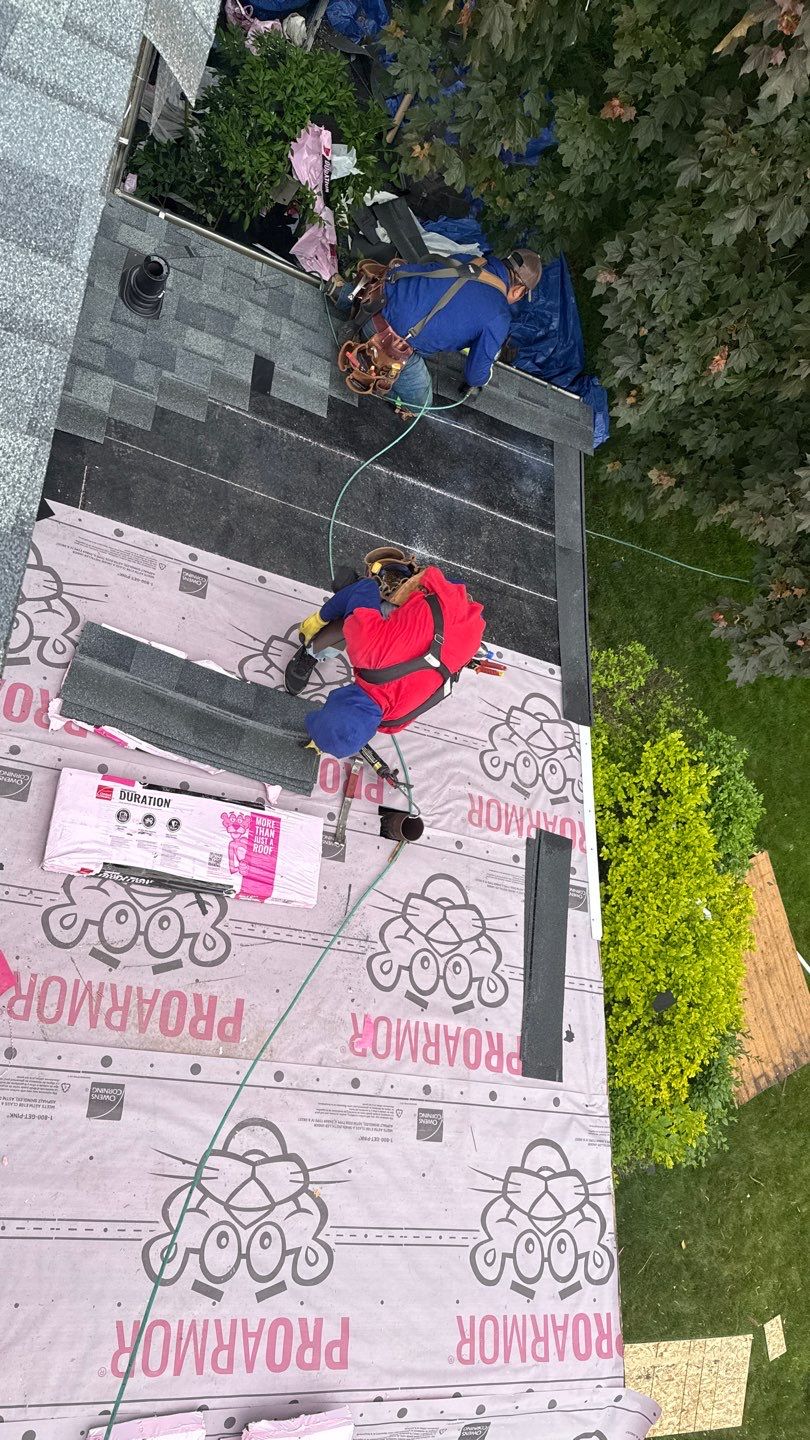 Roof Replacement using Owens Corning Estate Gray by 180 Contractors