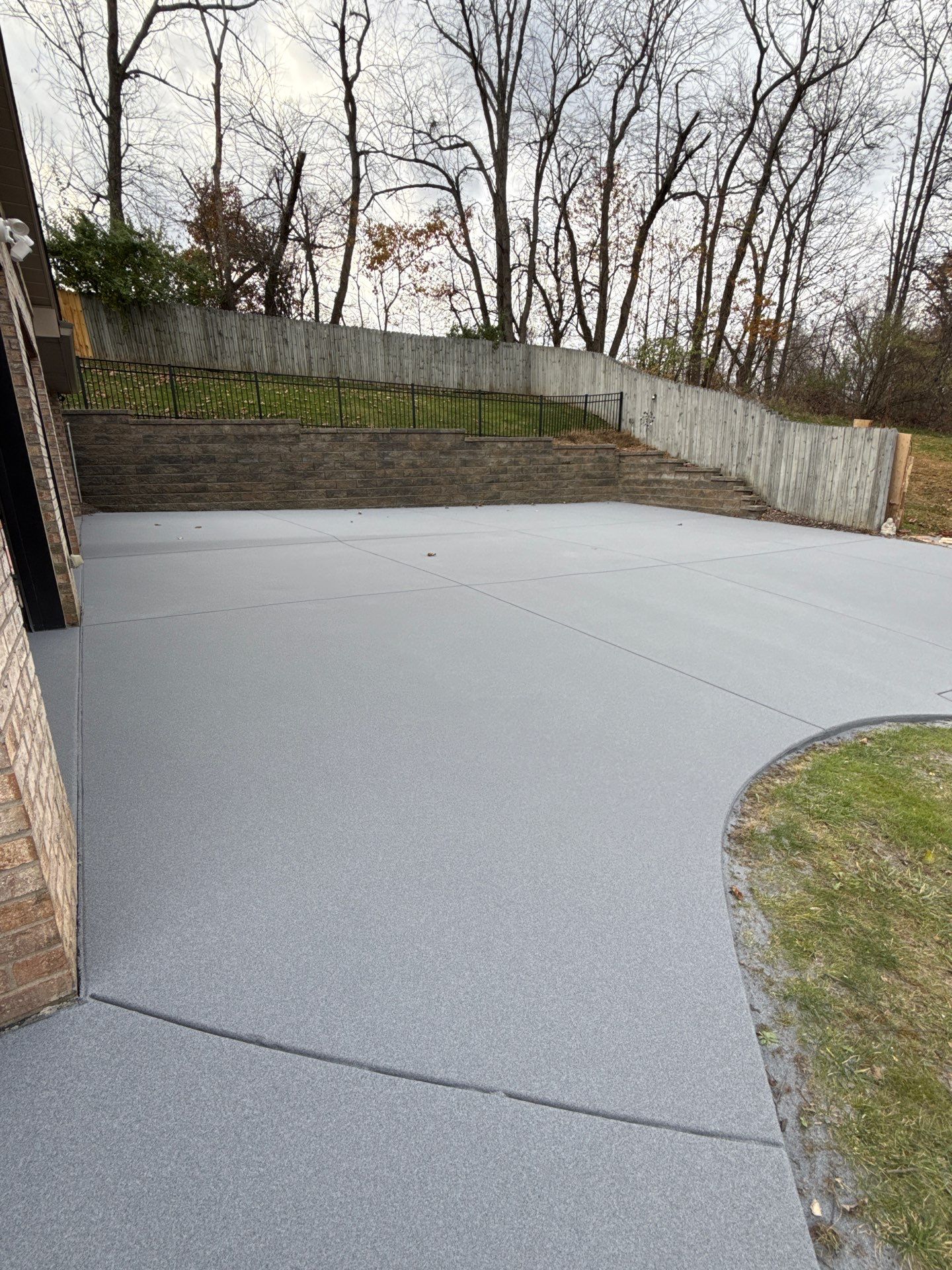Steep Driveway Project in Sarver by Floors in a Day, Inc