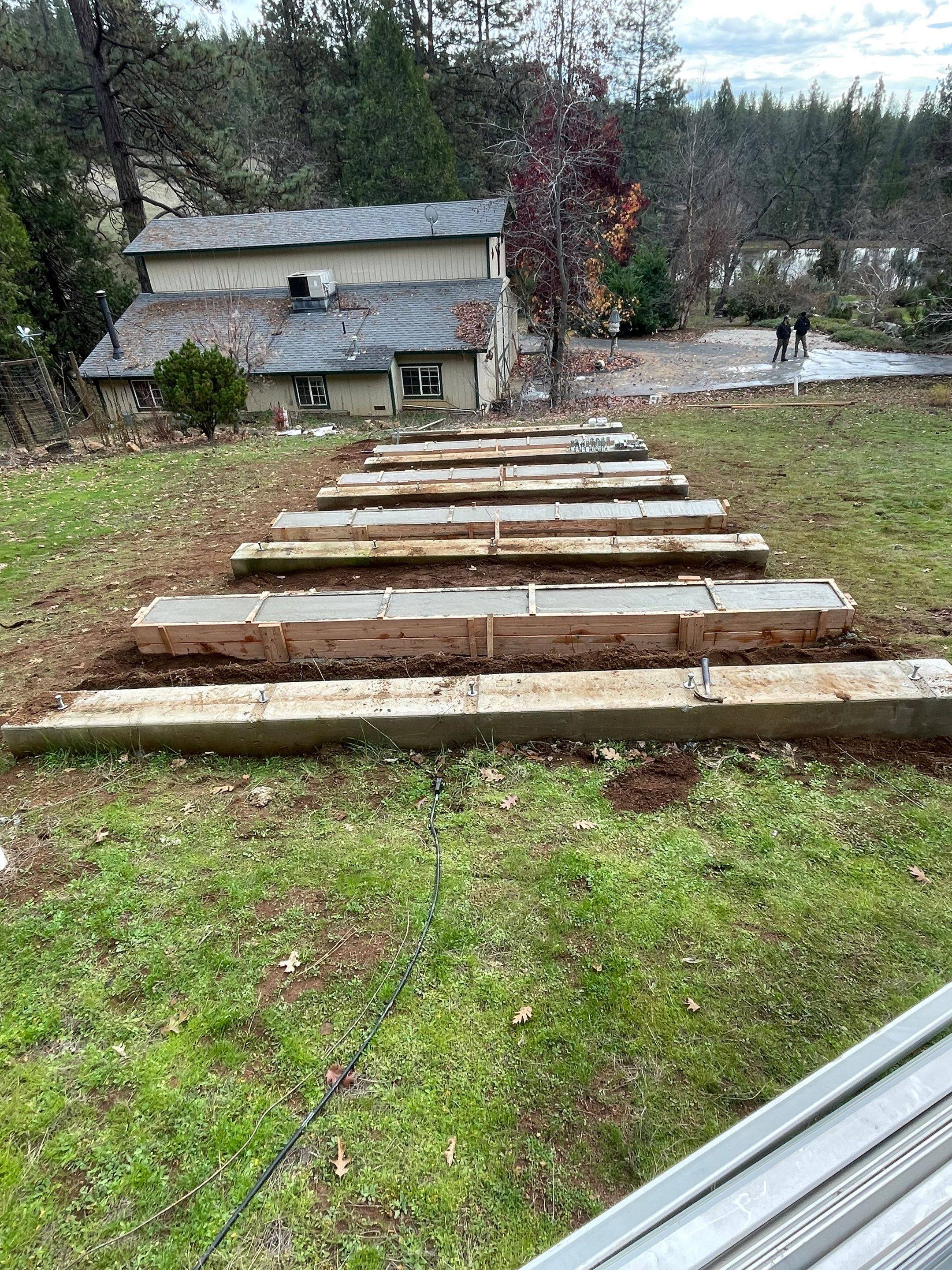 Replaced damaged solar panels on a Ground Mount System by Byers Enterprises 
