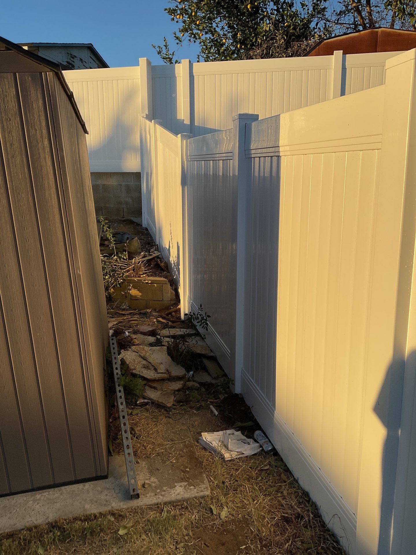6ft White Privacy Fence  by Fence Guys Inc. 