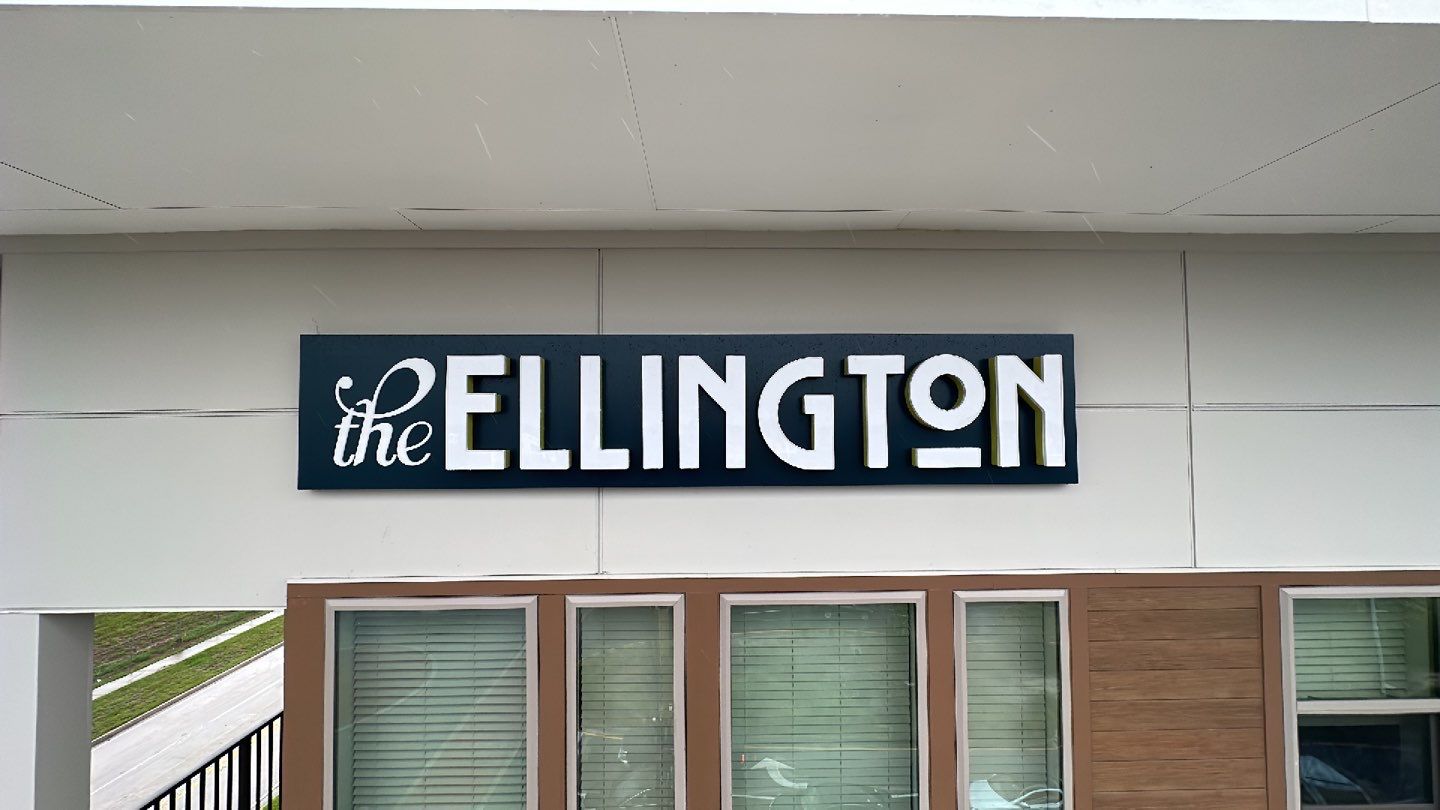 Channel Letters on Backer for Ellington by SignCrafters