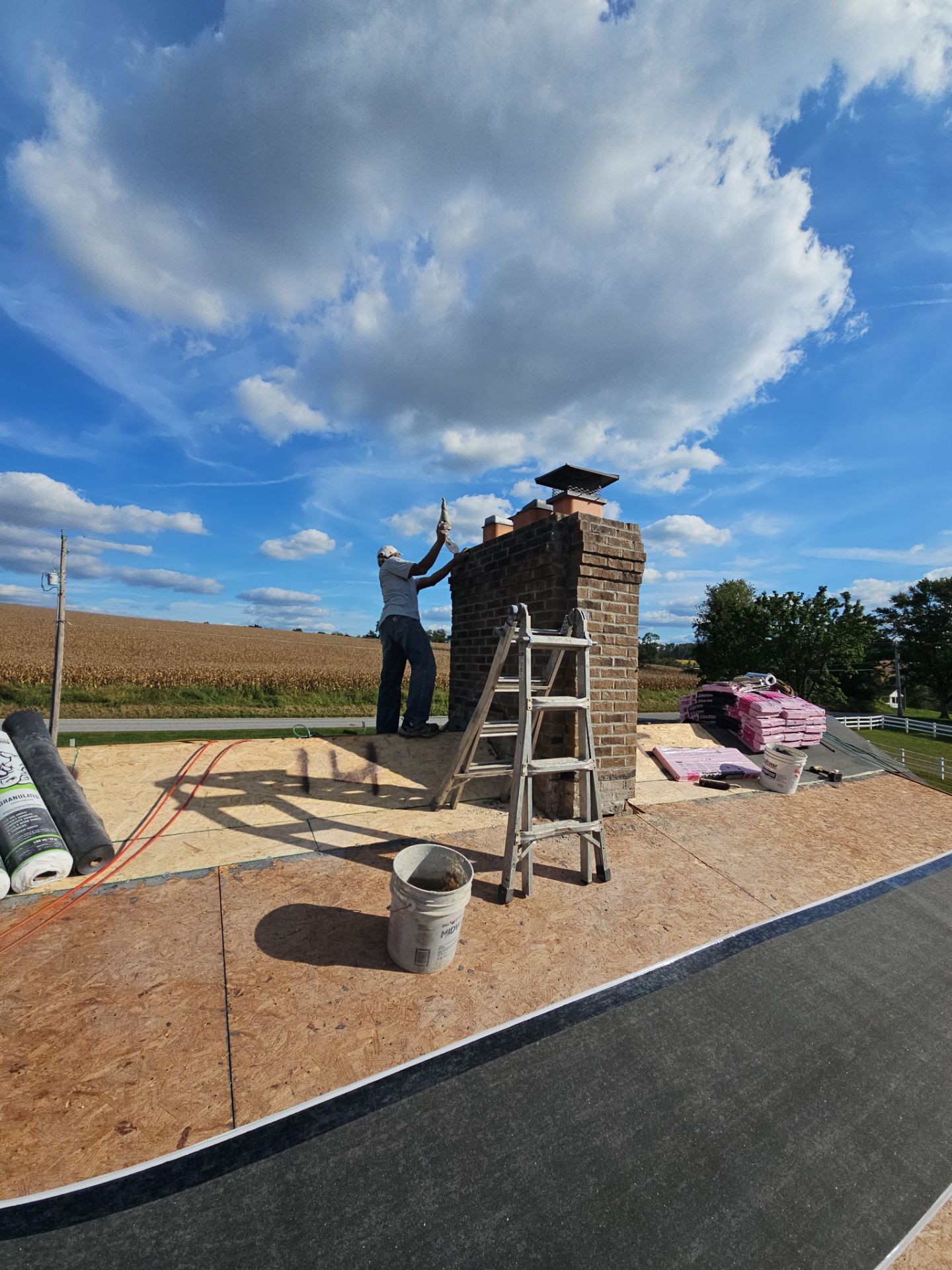 Full Roof and Chimney Restoration with Seamless Gutter Upgrade in Glen Rock, PA by Bealing Roofing & Exteriors
