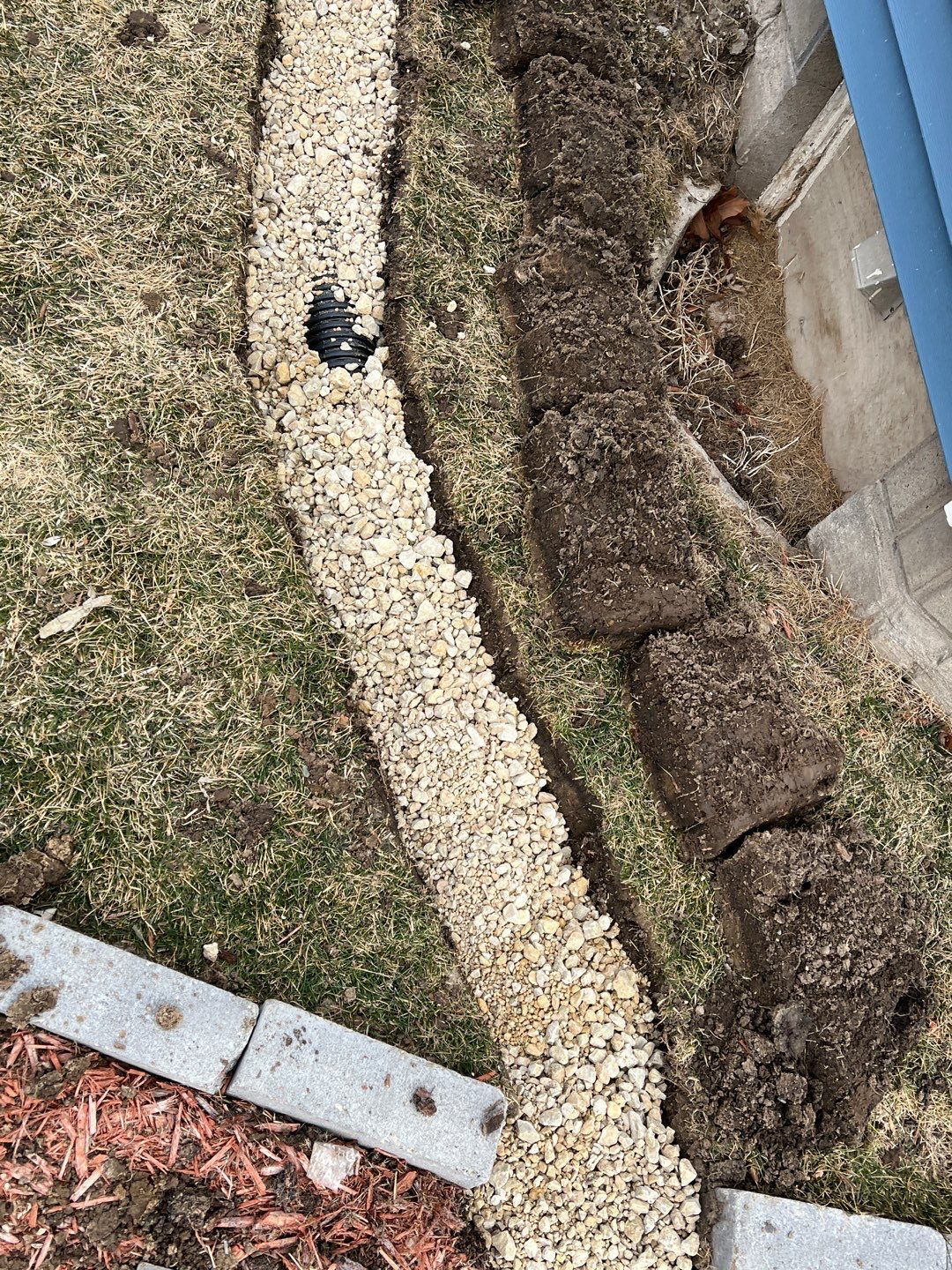 Bowing Wall using Fortress Invisibeams  by ACE Waterproofing & Basement Solutions