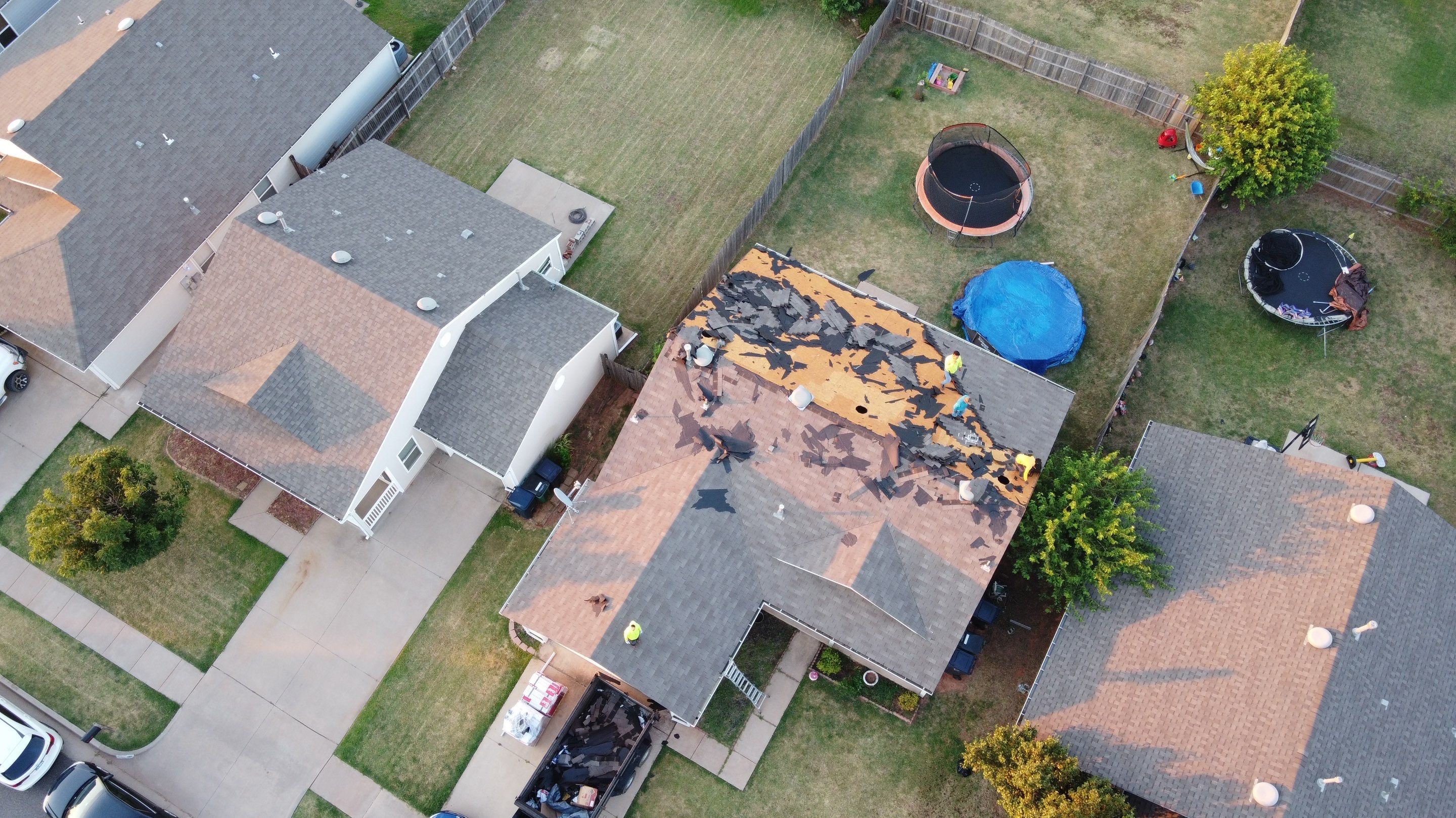 Residential Roofing Installation using GAF Natural Shadow  by A & H Roofing and Contracting