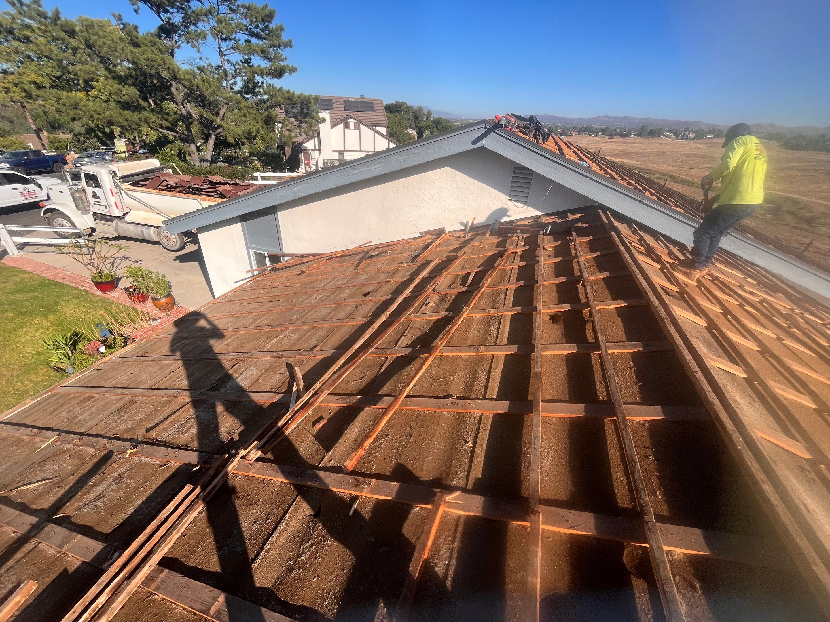 Complete Concrete Tile Roof Replacement and Decking Upgrade by Reliable Roofing San Diego Inc.