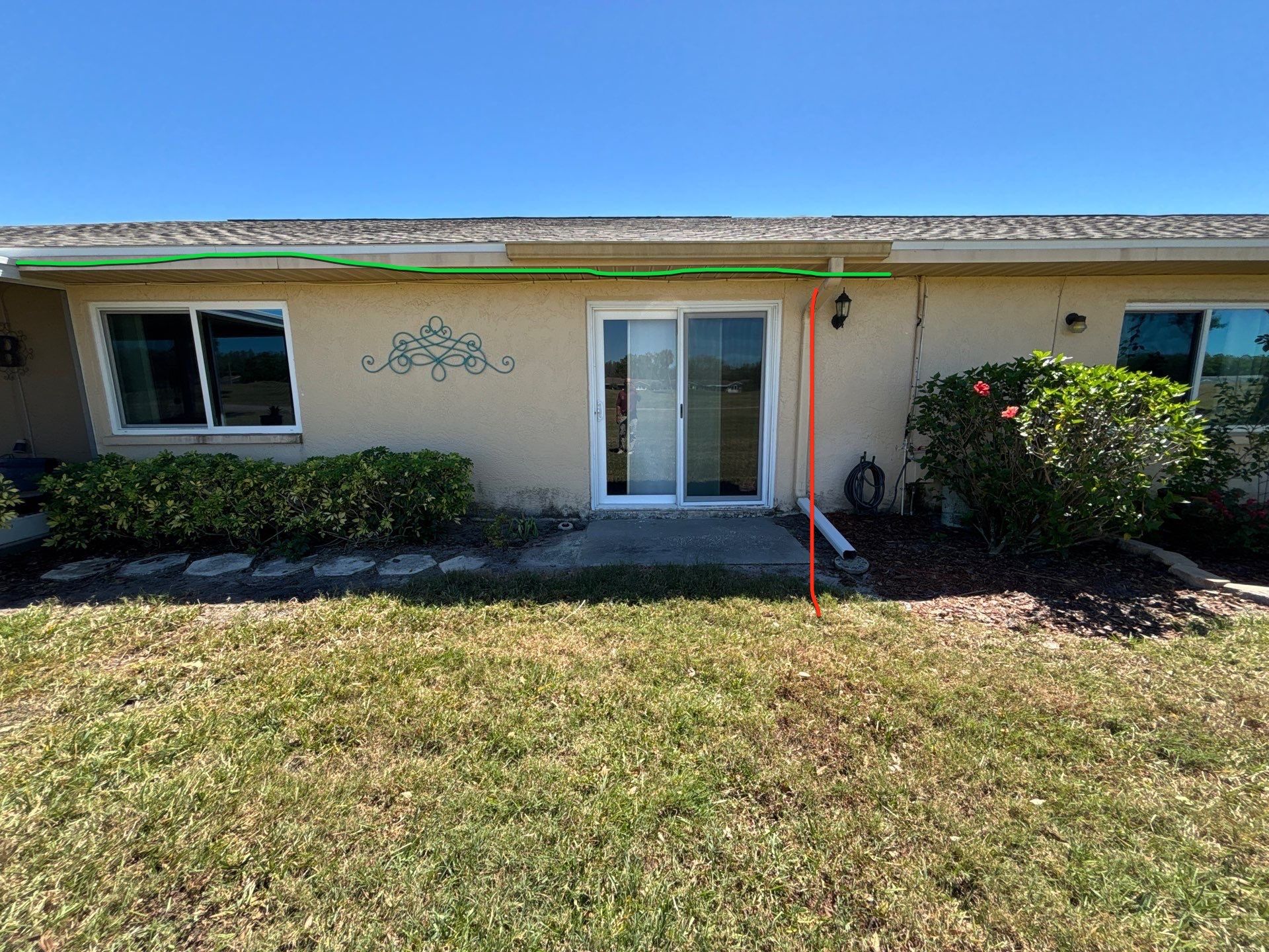 White Vinyl Gutters Installation in Sarasota FL by Gutter Professors