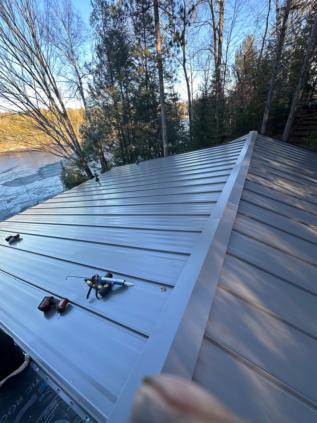 Standing Seam Roof  using Standing Seam Metal 26 Guage by Stendahl Services