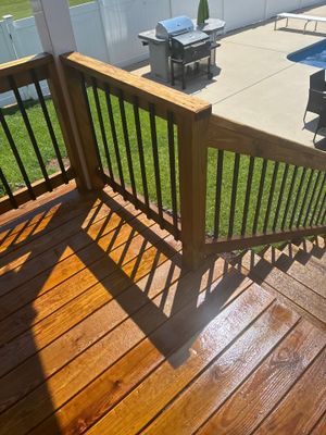Deck using Wood Sealant
