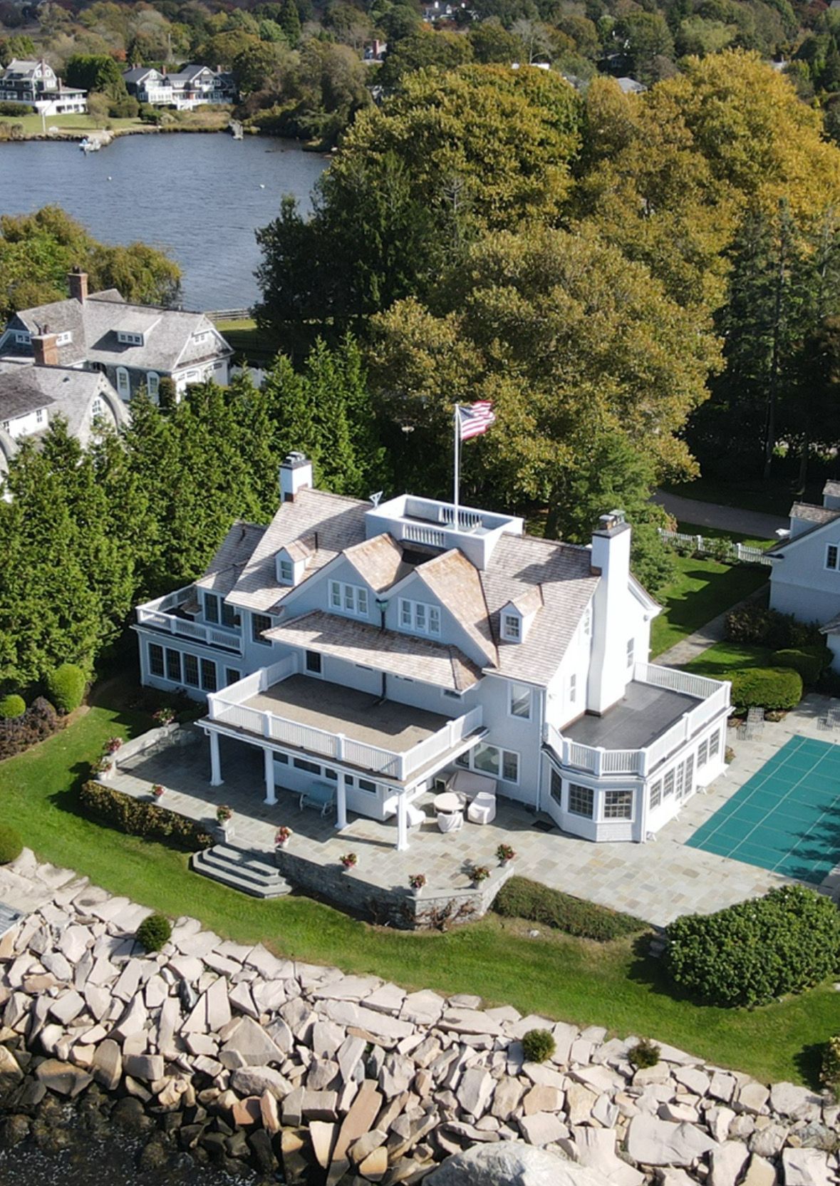 Watch Hill Private Residence - Red Cedar, Copper & Flat Roof by Rinaldi Brothers