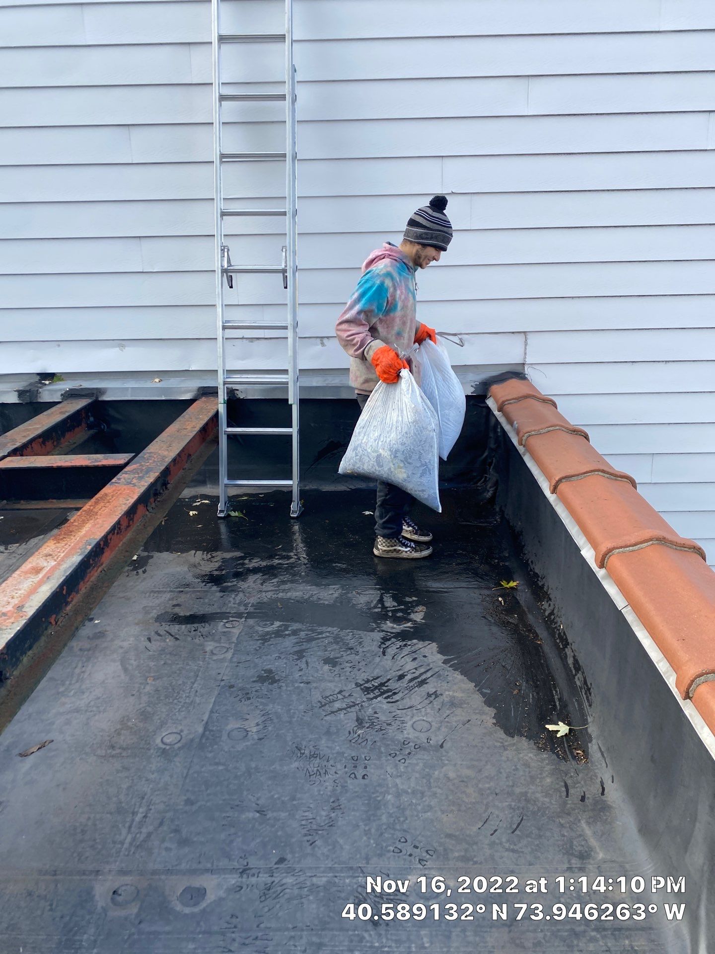 Flat Roof Cleanup Brooklyn by Above All Gutters