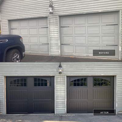 Garage Door Installation using Amarr Classica Gaage door