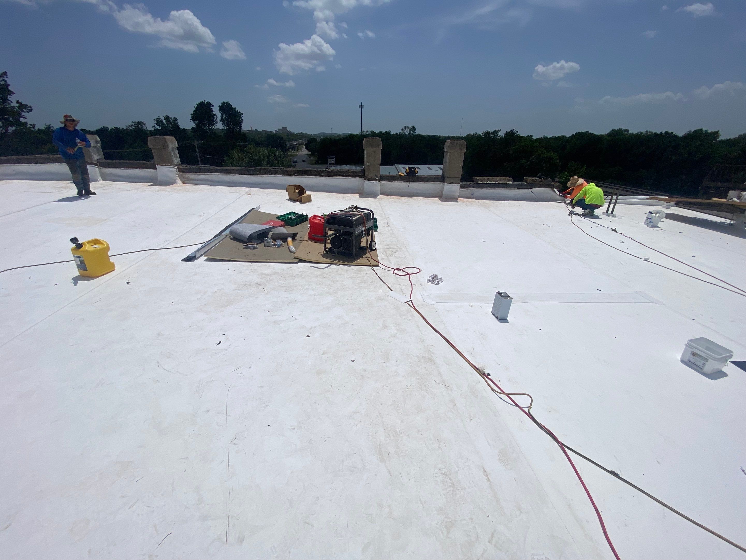 TPO Project in McAlester by Decor Roofing & Restoration