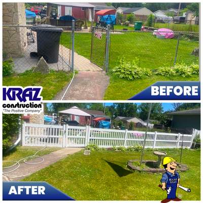 Chain-Link Fence Upgrade to Vinyl Fence
