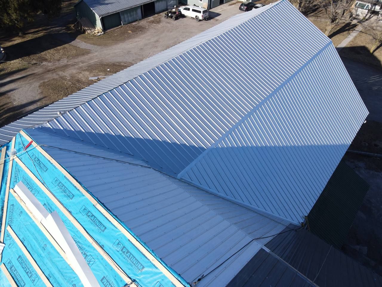 Barn Roof Exposed Fastener Metal Roof using Vicwest UltraVic by Jay Carter Roofing & Sheet Metal
