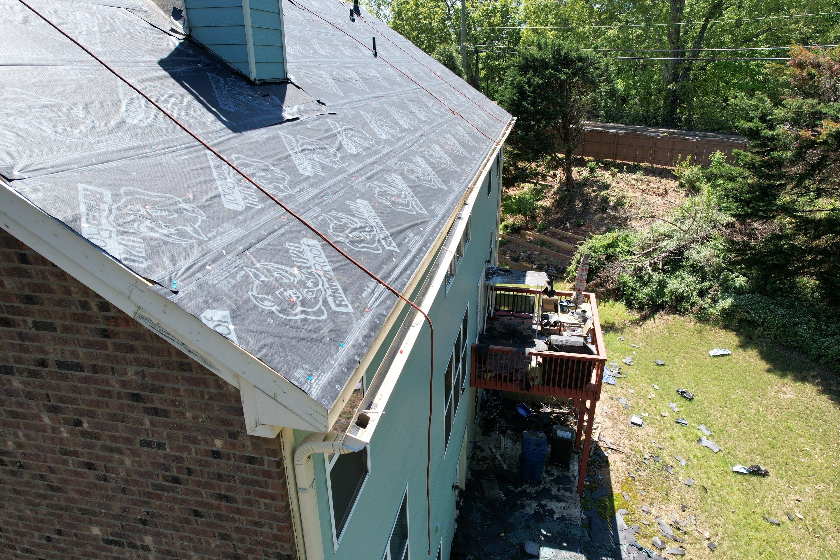 Residential Roofing Installation using Owens Corning Onyx Black by Inspector Roofing and Restoration