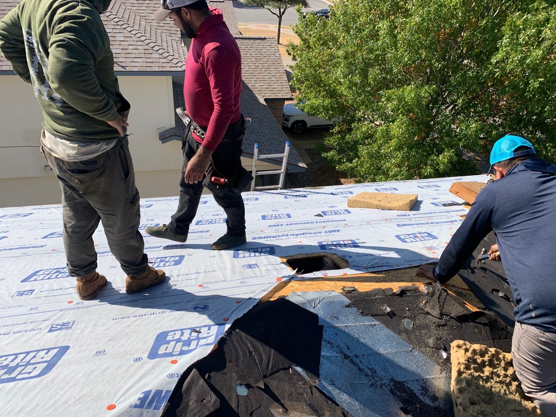 Asphalt Shingle Roof Replacement and Hail Damage Restoration in Hutto by Caliber Restoration LLC